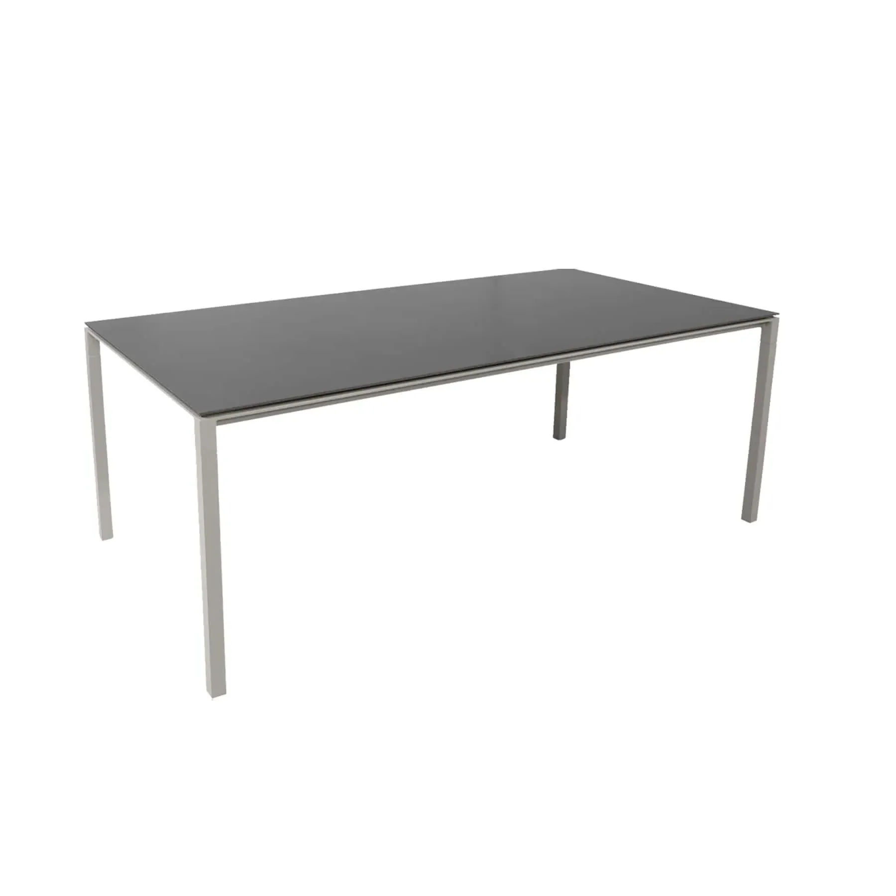 Large Dining Table - Taupe, Ceramic