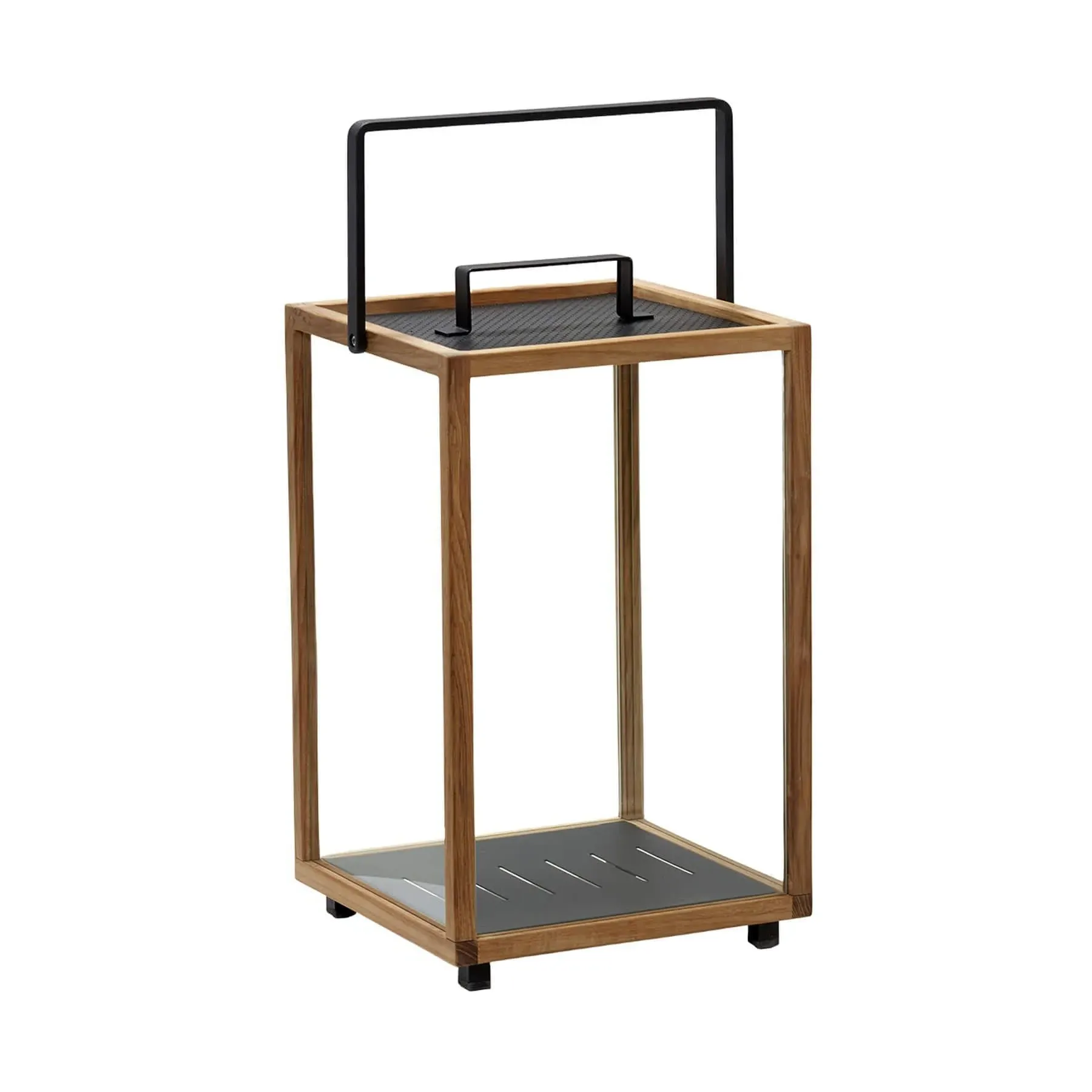 Lighthouse Large Lantern - Teak, Aluminium