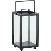 Lighthouse Small Lantern - Lava Grey, Aluminium