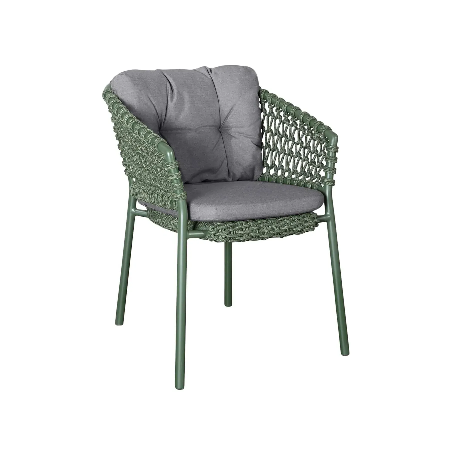 Ocean Chair with Cushion - Dark Green, Aluminium image