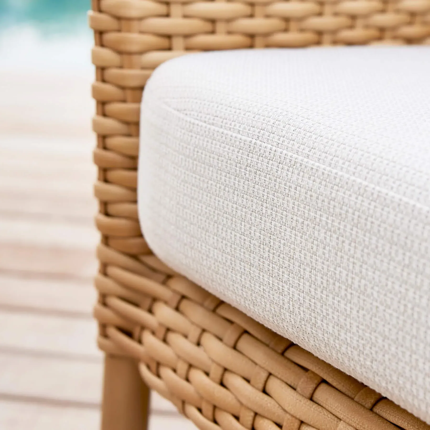 Ocean Lounge Chair - Natural, Aluminium