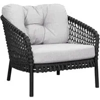 Ocean Lounge Chair - White Grey, Aluminium