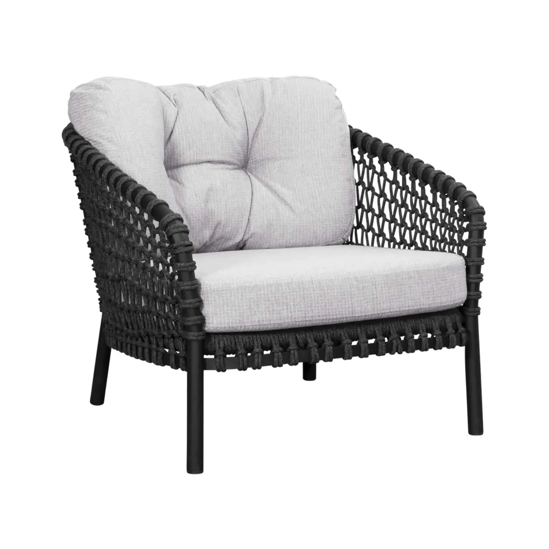 Ocean Lounge Chair - White Grey, Aluminium