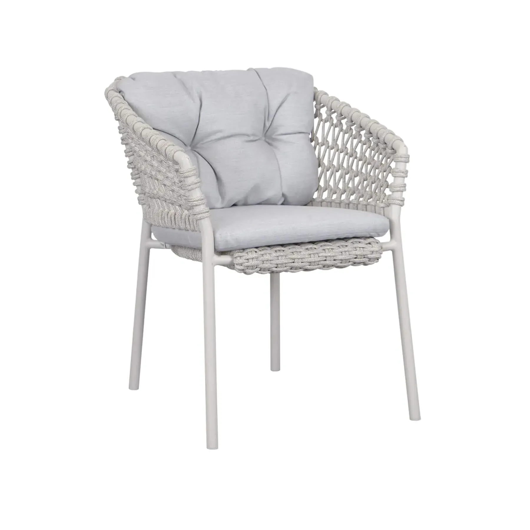 Outdoor Chair with Cushion - Sand, Aluminium image