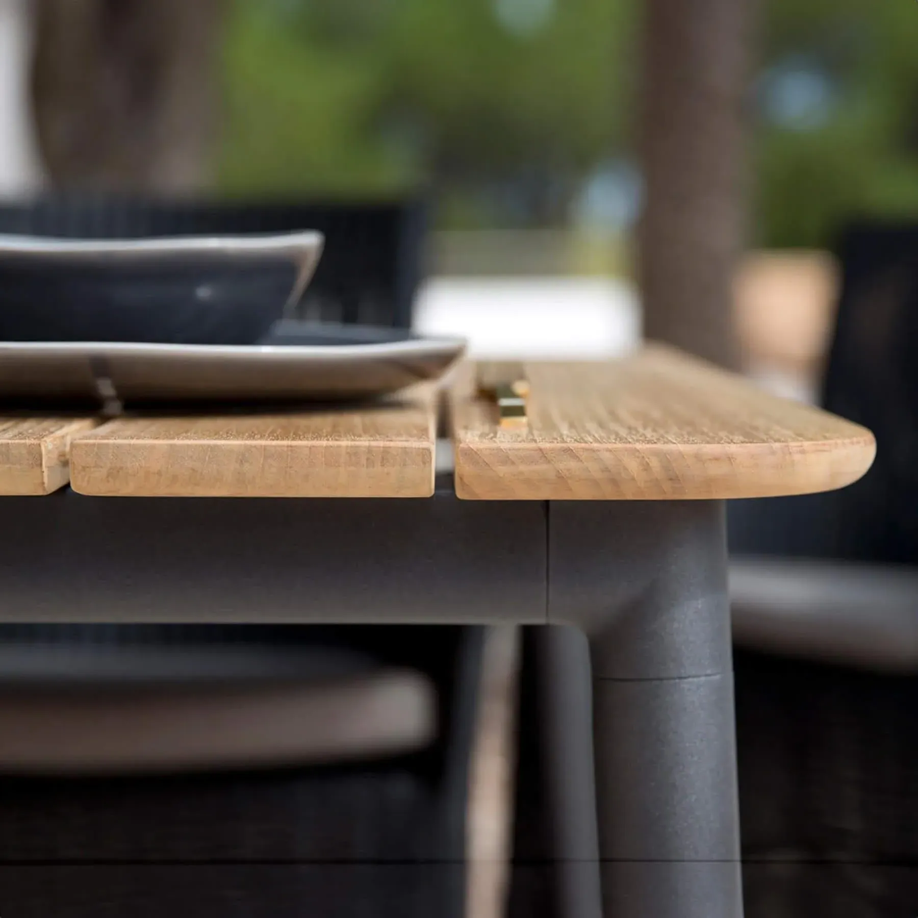 Rectangular Dining Table - Taupe, Laminate