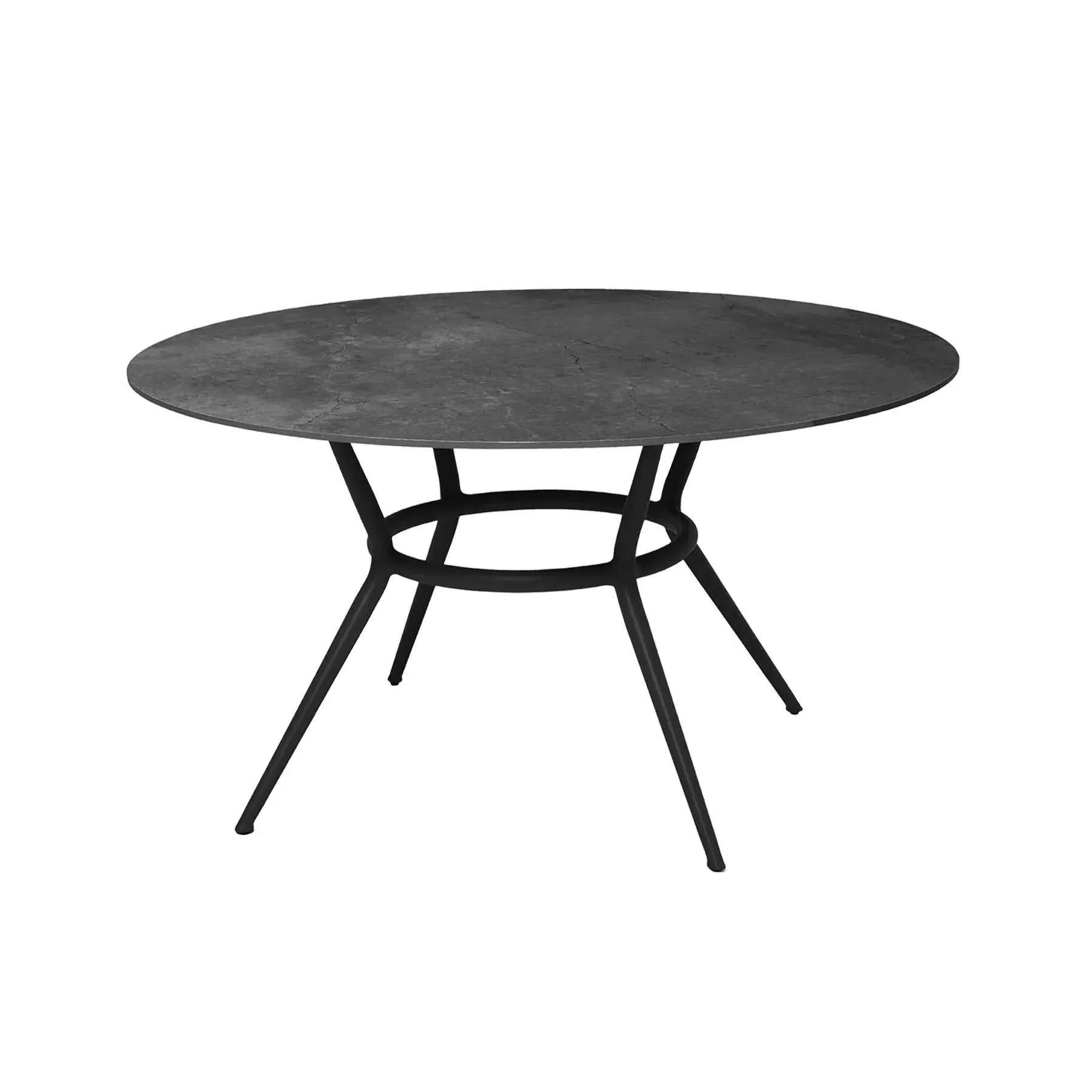 Round Dining Table - Black, Ceramic image