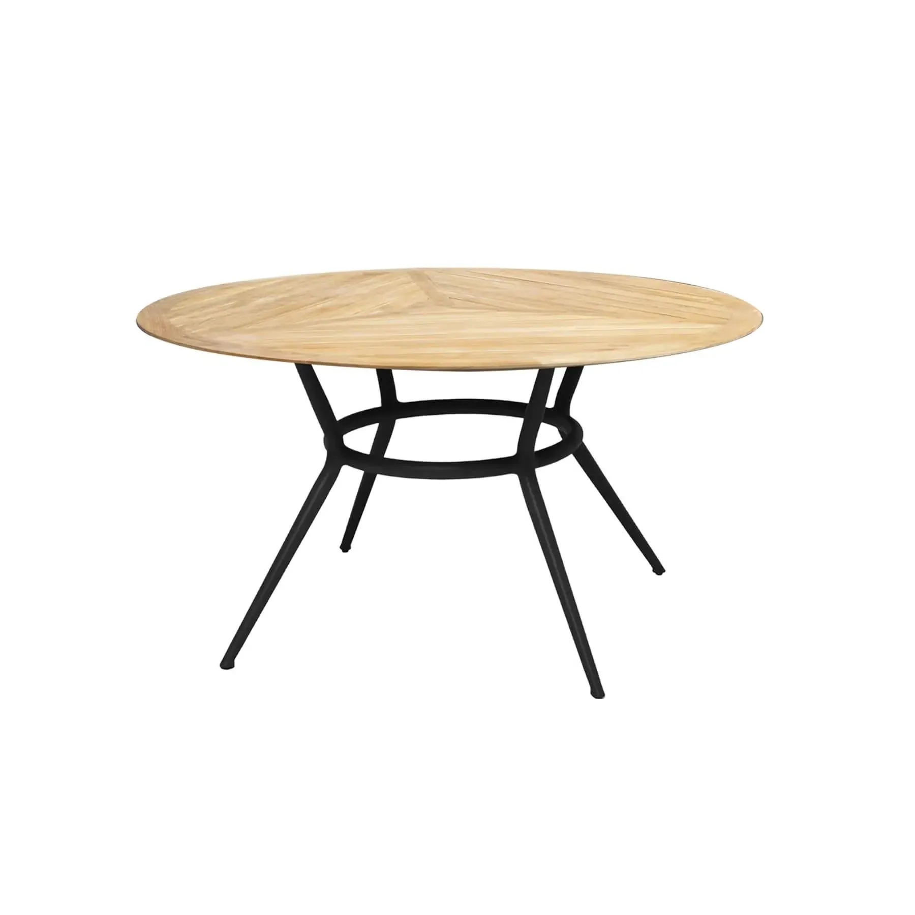 Round Dining Table - Lava Grey, Teak