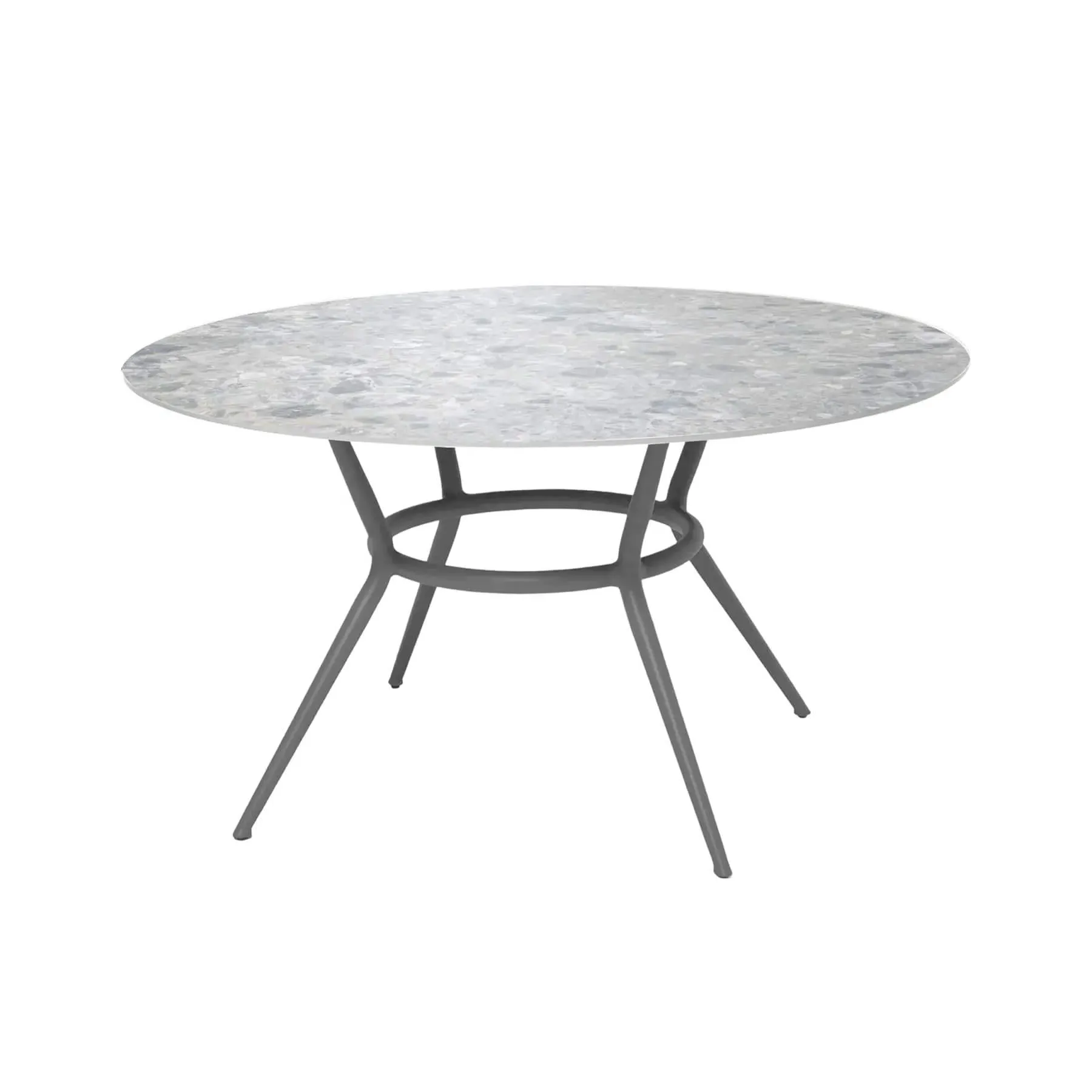 Round Dining Table - Light Grey, Ceramic