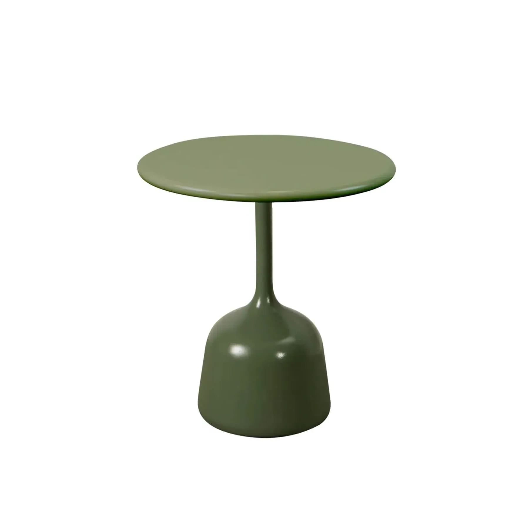 Small Coffee Table - Olive Green, Aluminium
