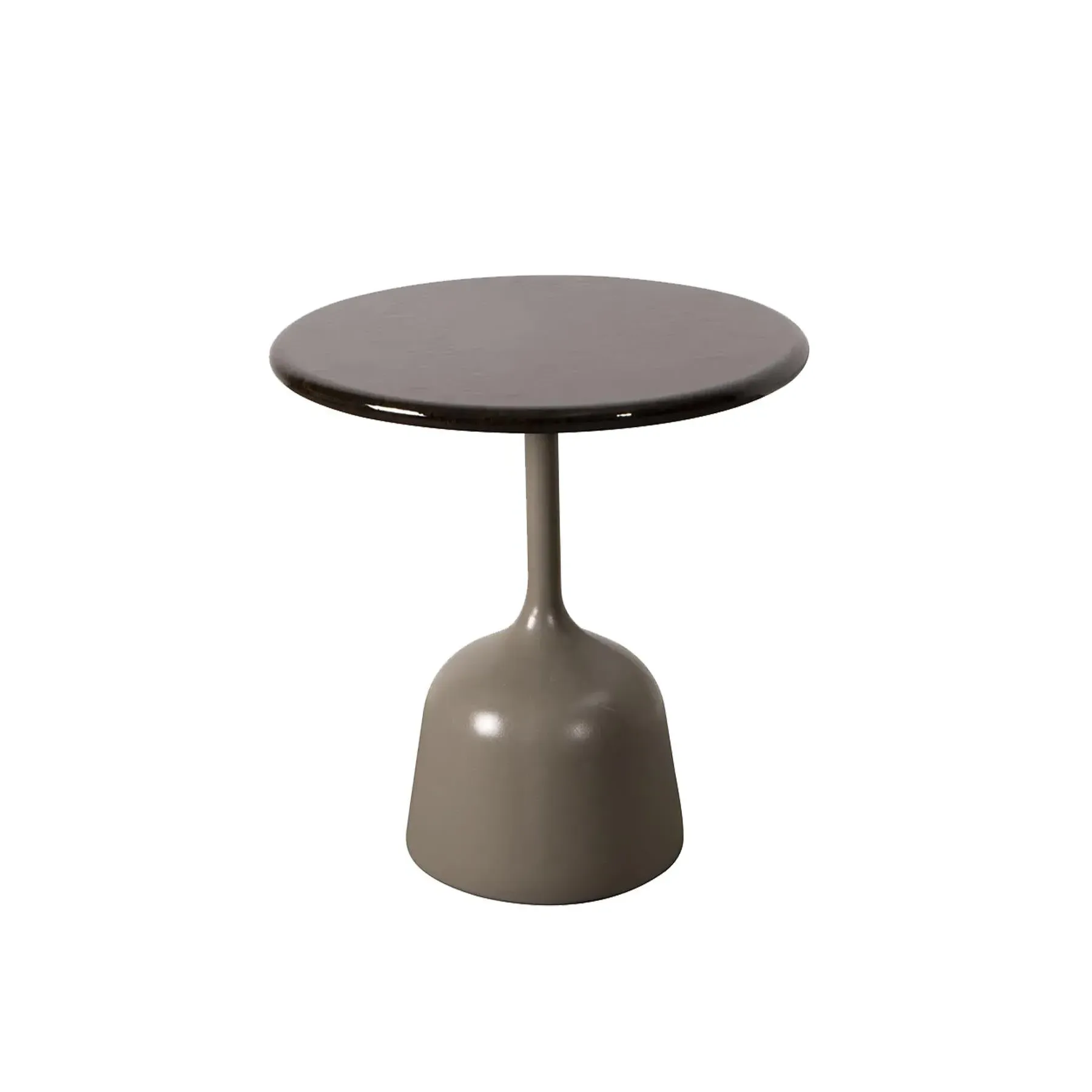Small Coffee Table with Glazed Top - Black, Lava Stone image