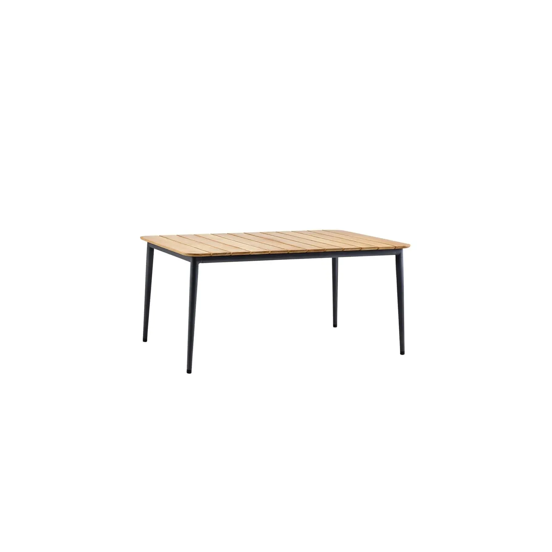 Small Garden Dining Table - Lava Grey, Teak