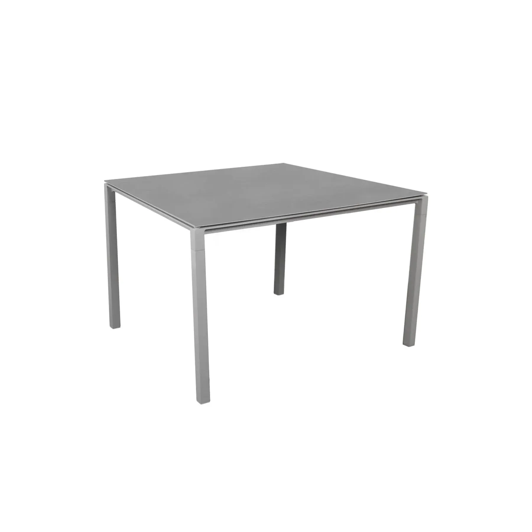 Small Garden Dining Table - Light Grey, Ceramic
