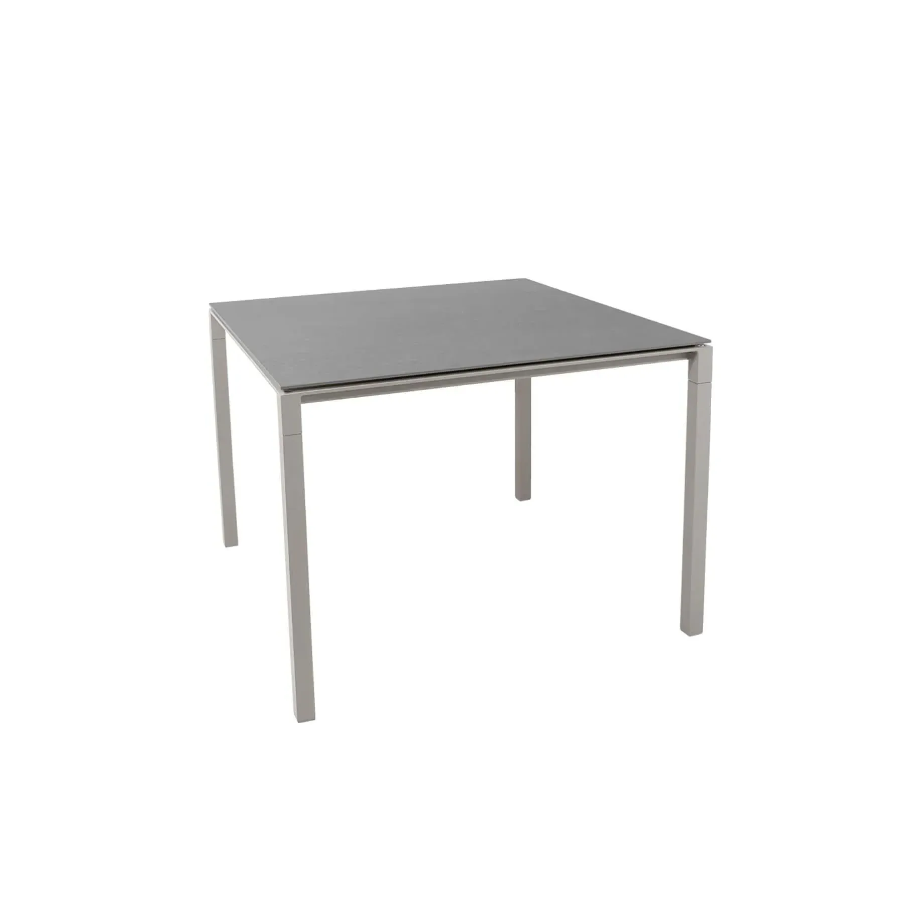 Small Garden Dining Table - Taupe, Ceramic