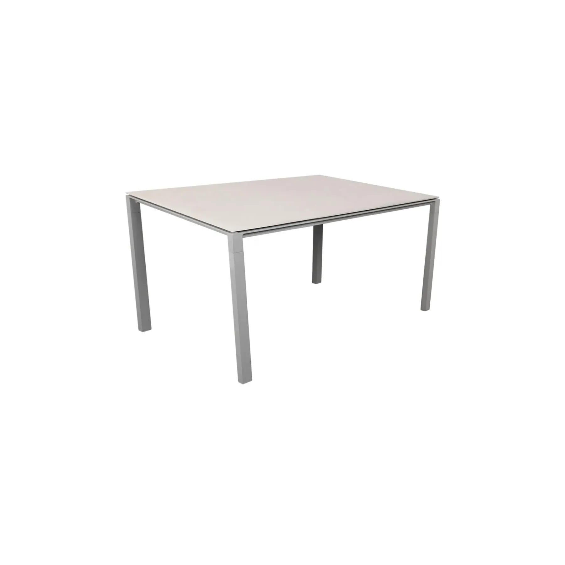 Small Square Dining Table - Grey, Ceramic image