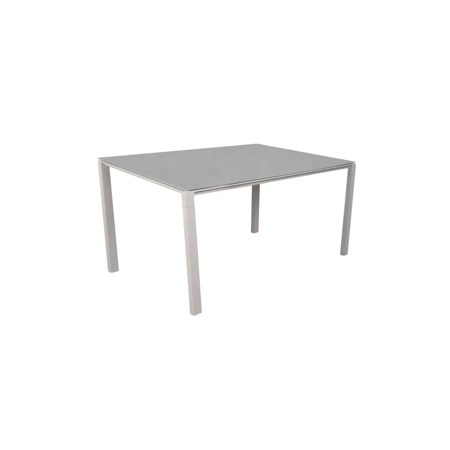 Small Square Dining Table - Sand, Ceramic