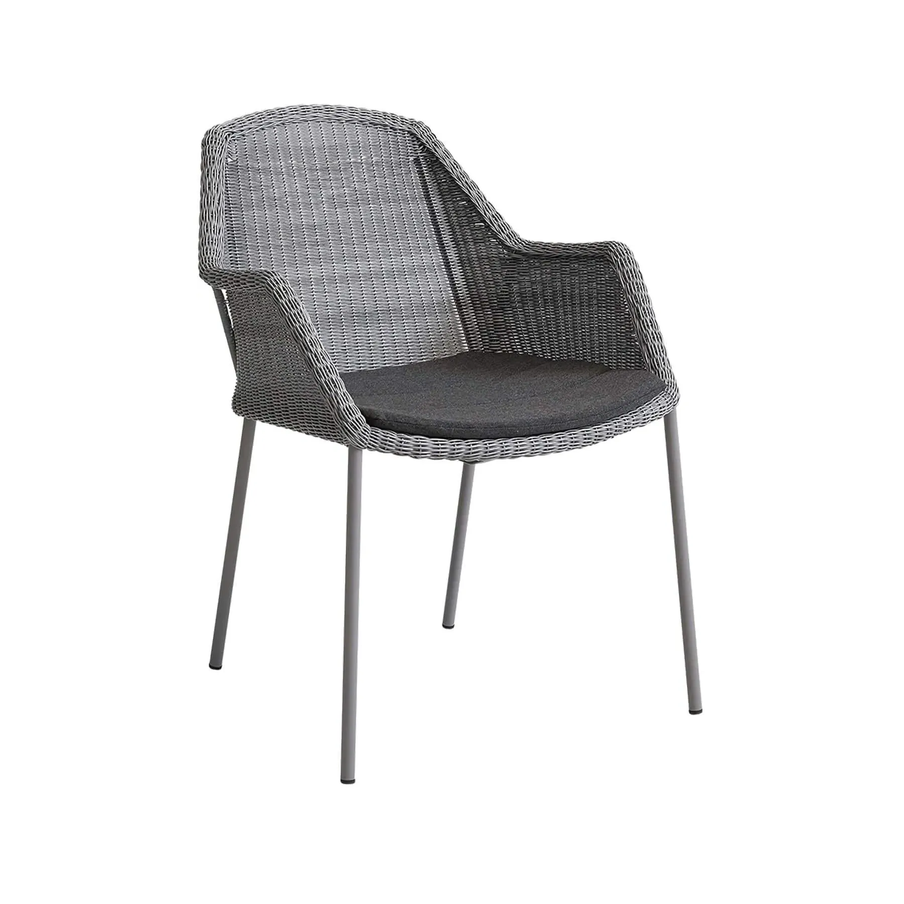 Stackable Garden Chair - Light Grey, Aluminium