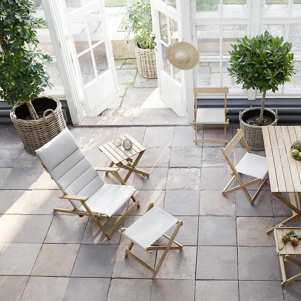 BM5768 Garden Footstool - Teak