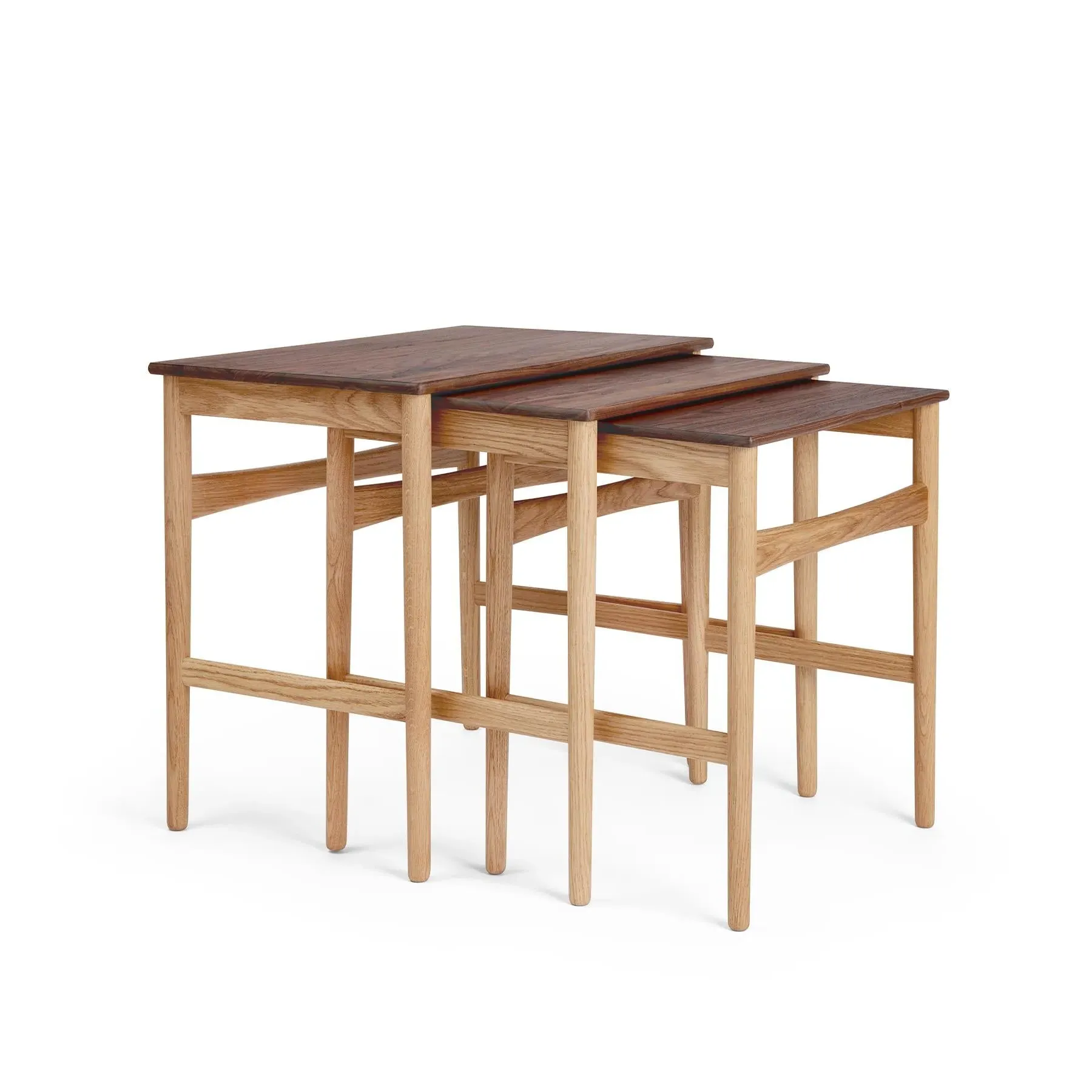 CH004 Nesting Tables - Oiled Walnut