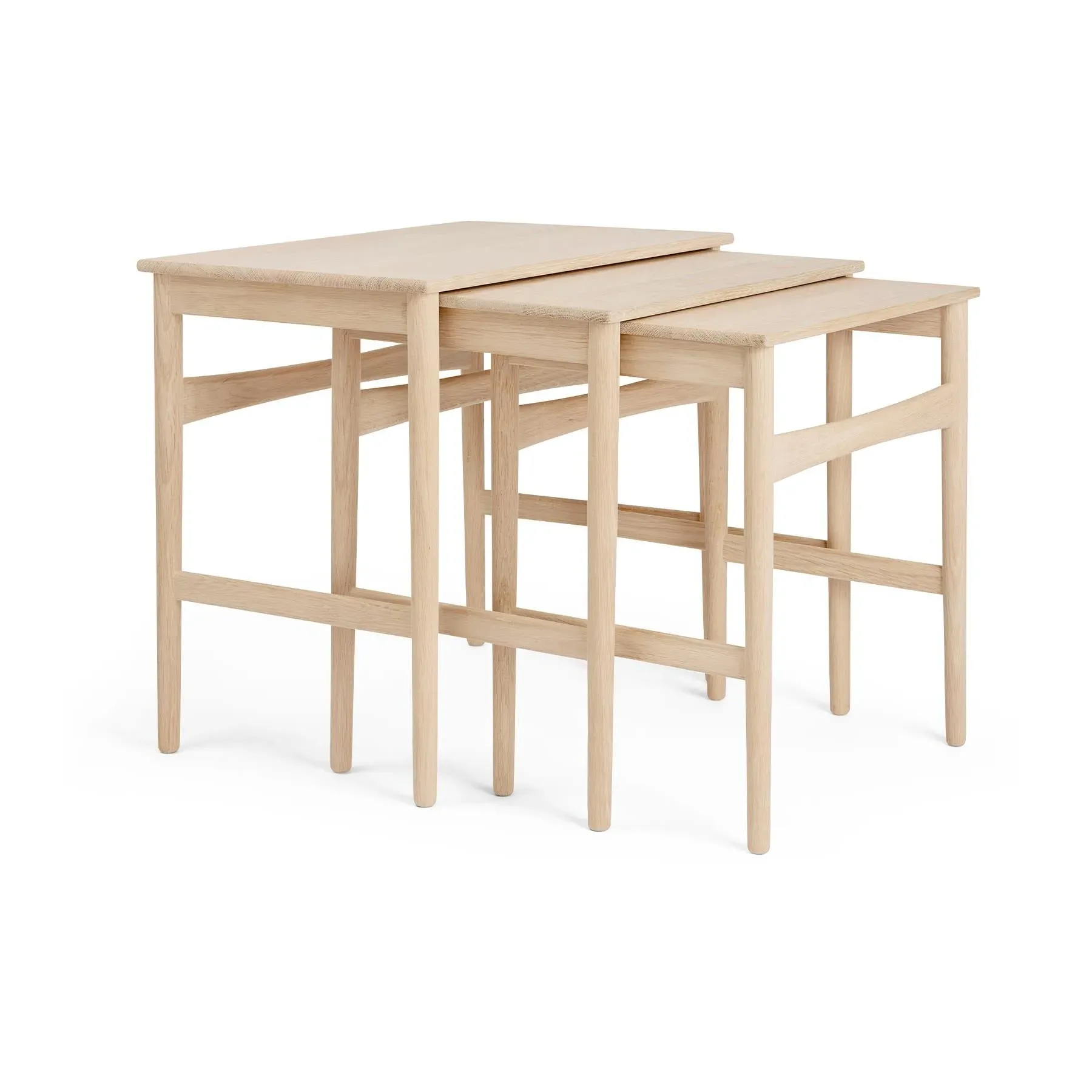 CH004 Nesting Tables - Soap Oak image