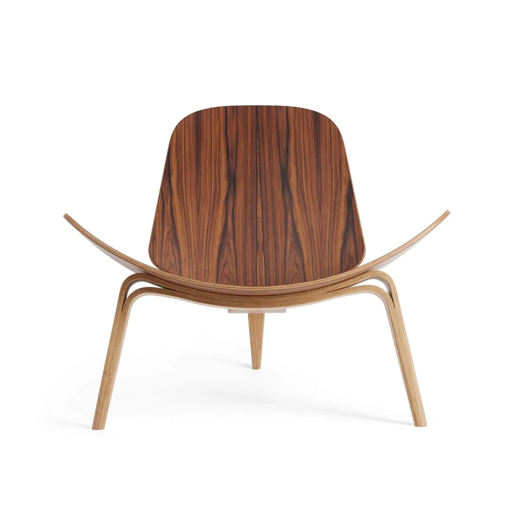 CH07 Anniversary Edition Shell Chair - Black, Leather
