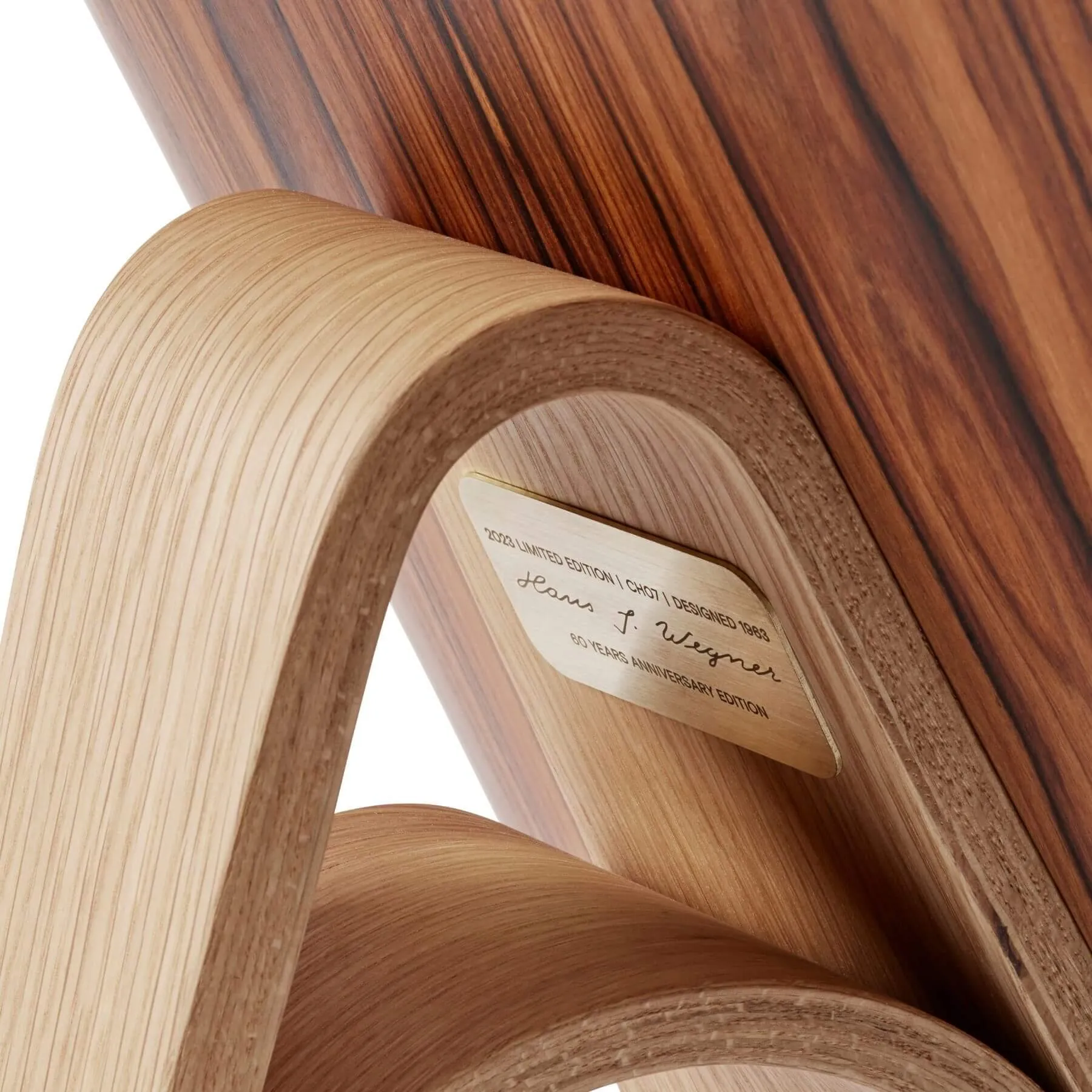 CH07 Anniversary Edition Shell Chair - Black, Leather