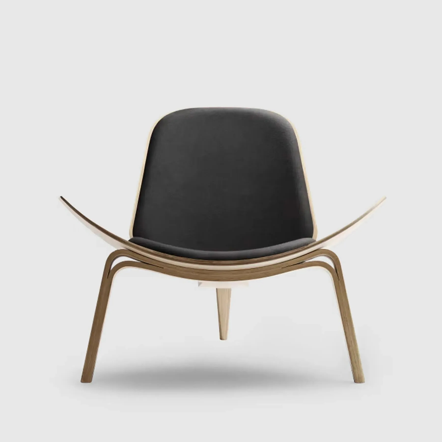 CH07 Shell Chair - Divina 181, White Oiled Oak image