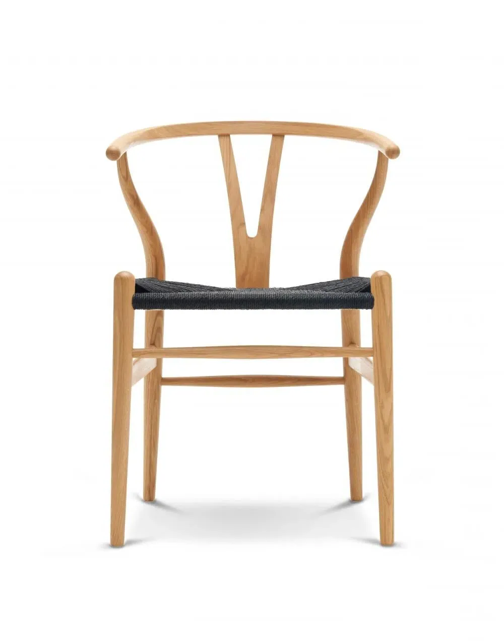 CH24 Wishbone Dining Chair - Black, Ash