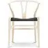 CH24 Wishbone Dining Chair - Black, Ash