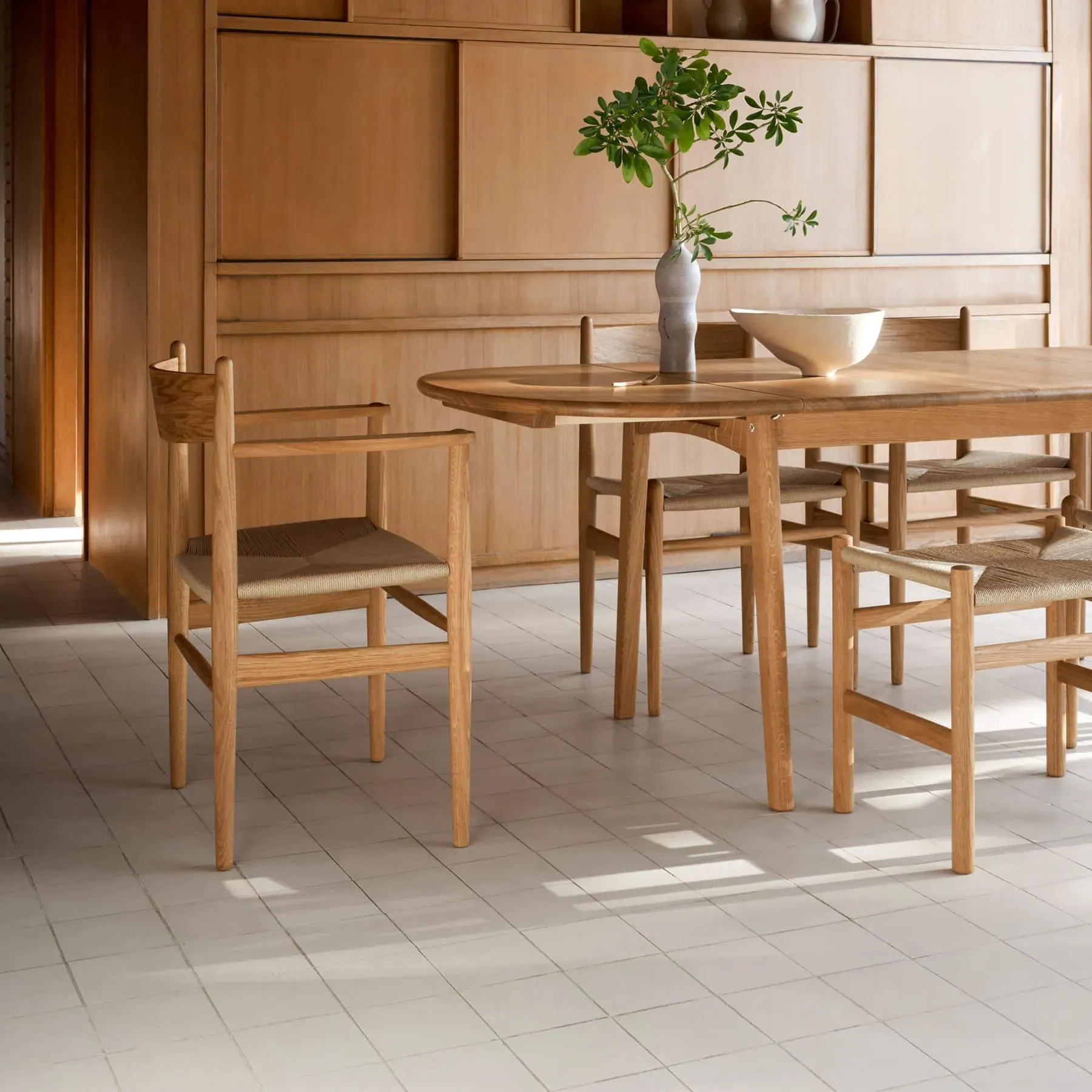 CH36 Dining Chair - Black, Oak