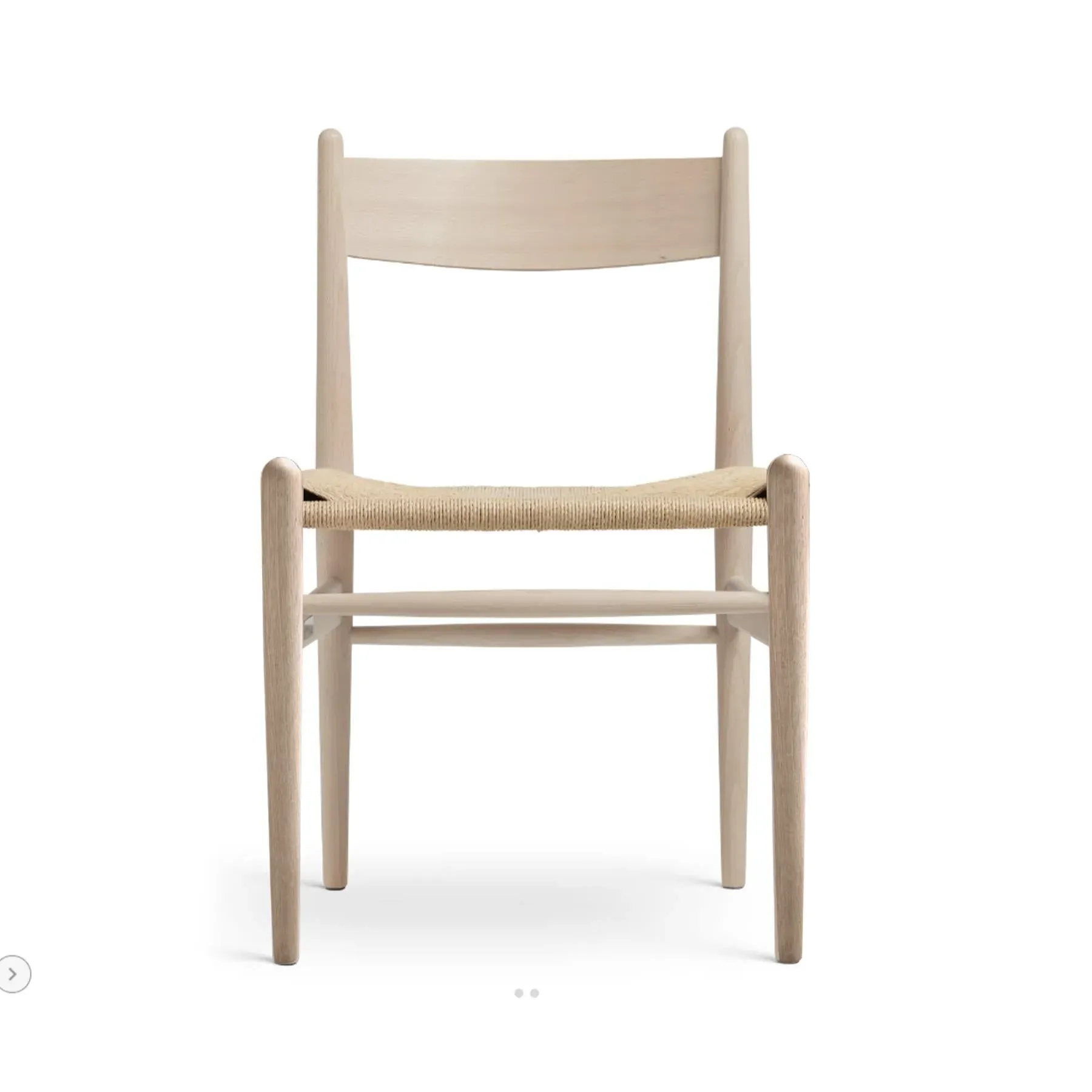 CH36 Dining Chair - White, Oak