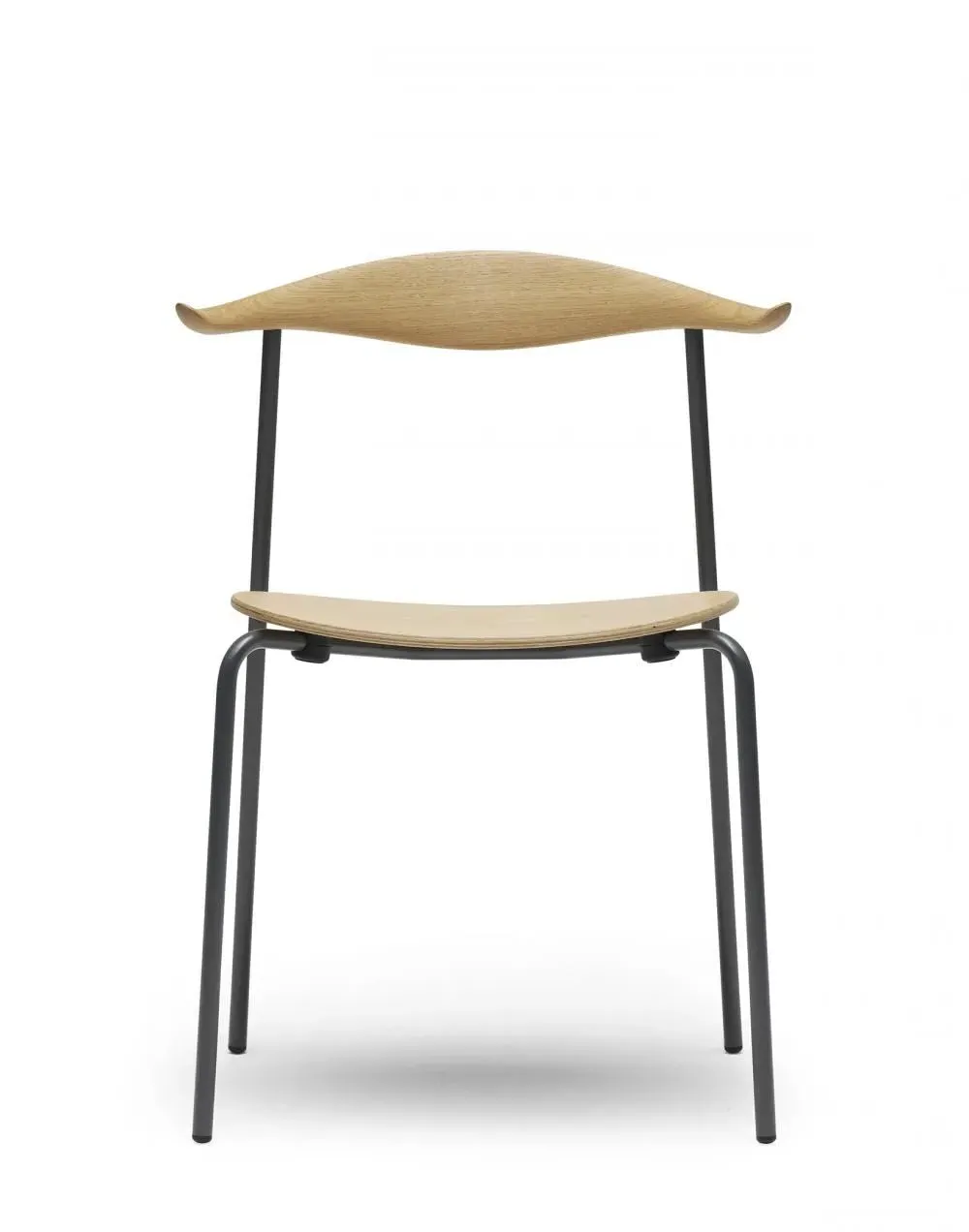 CH88T Dining Chair - Beech, Stainless Steel image