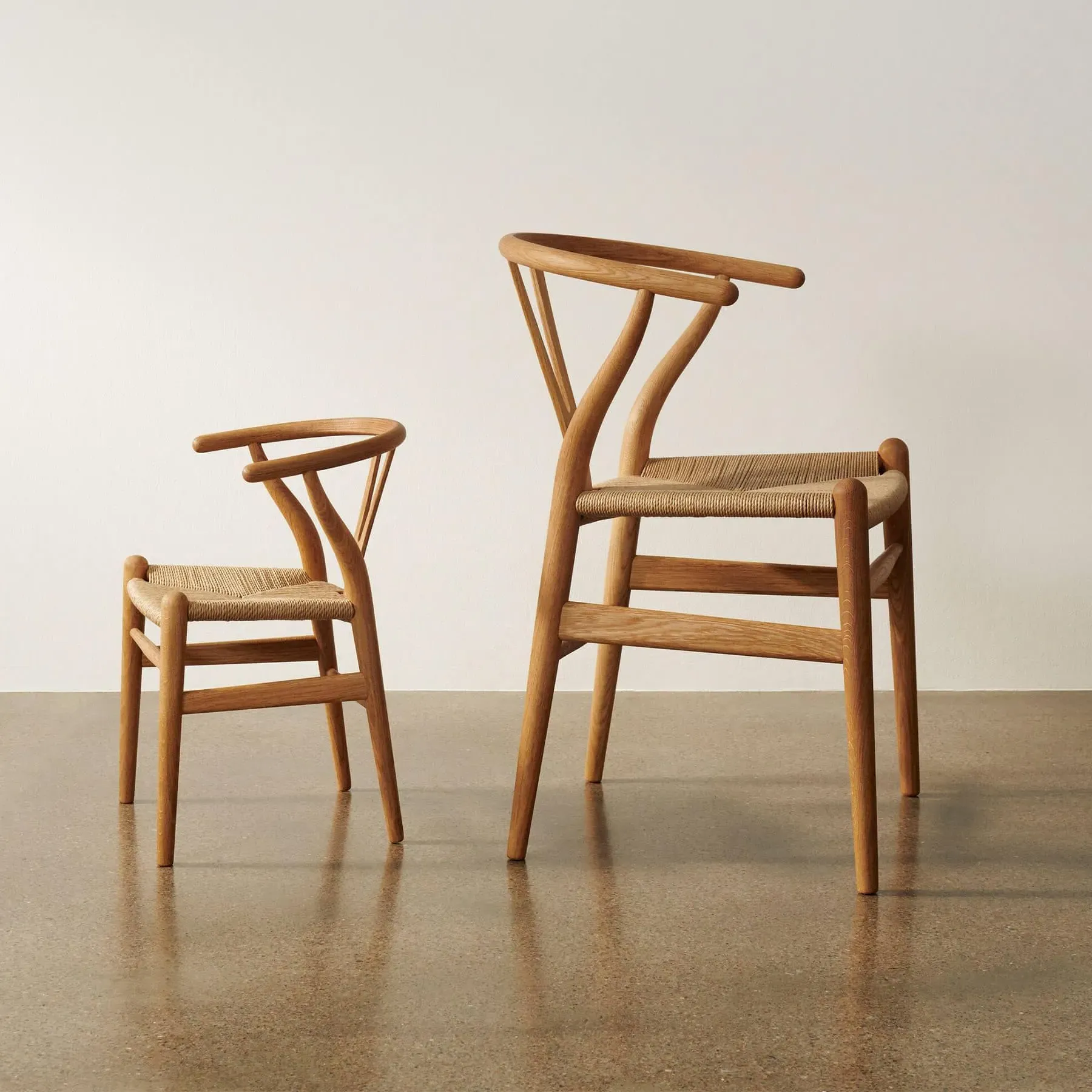 Children's Wishbone Chair - Natural Wood