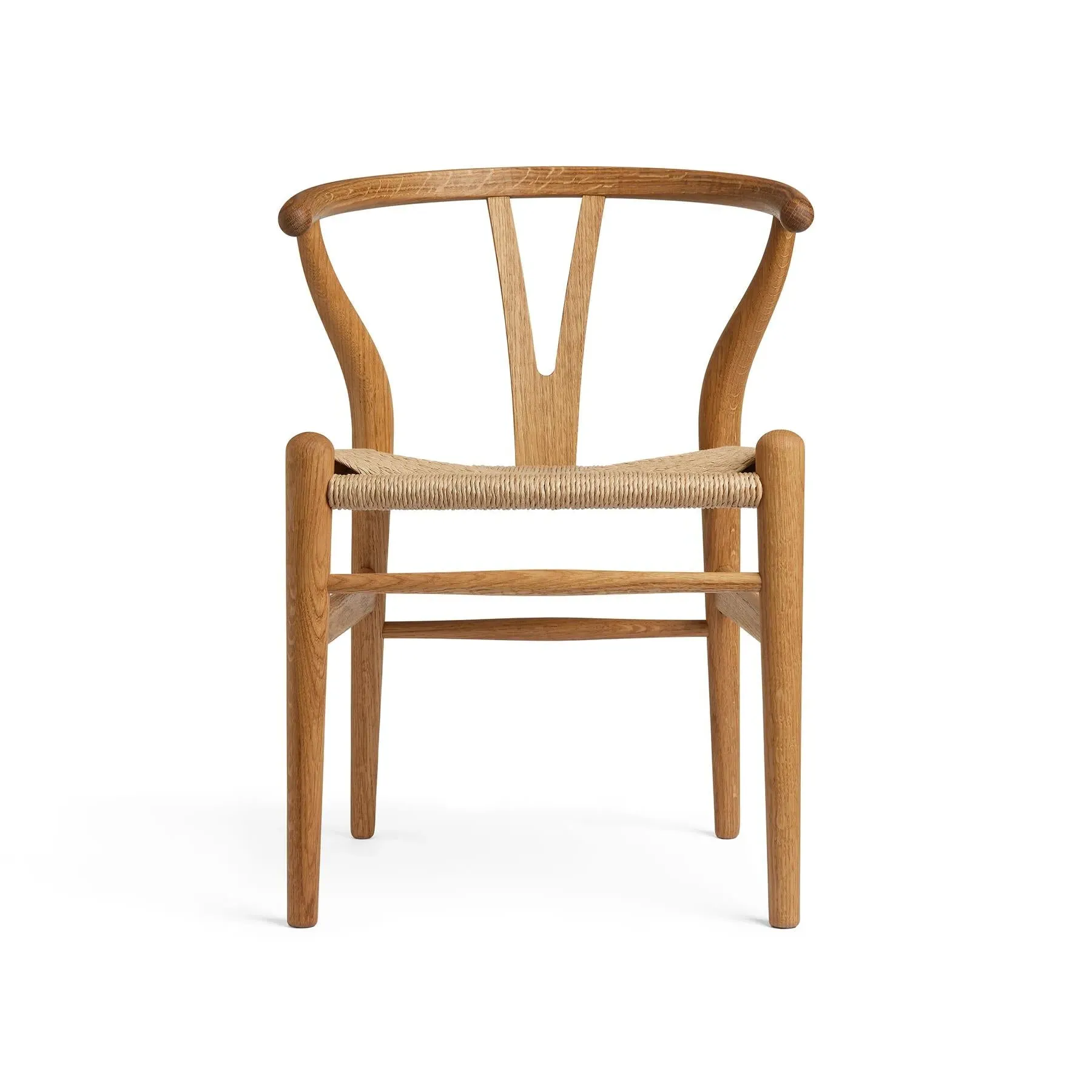 Children's Wishbone Chair - Natural Wood image