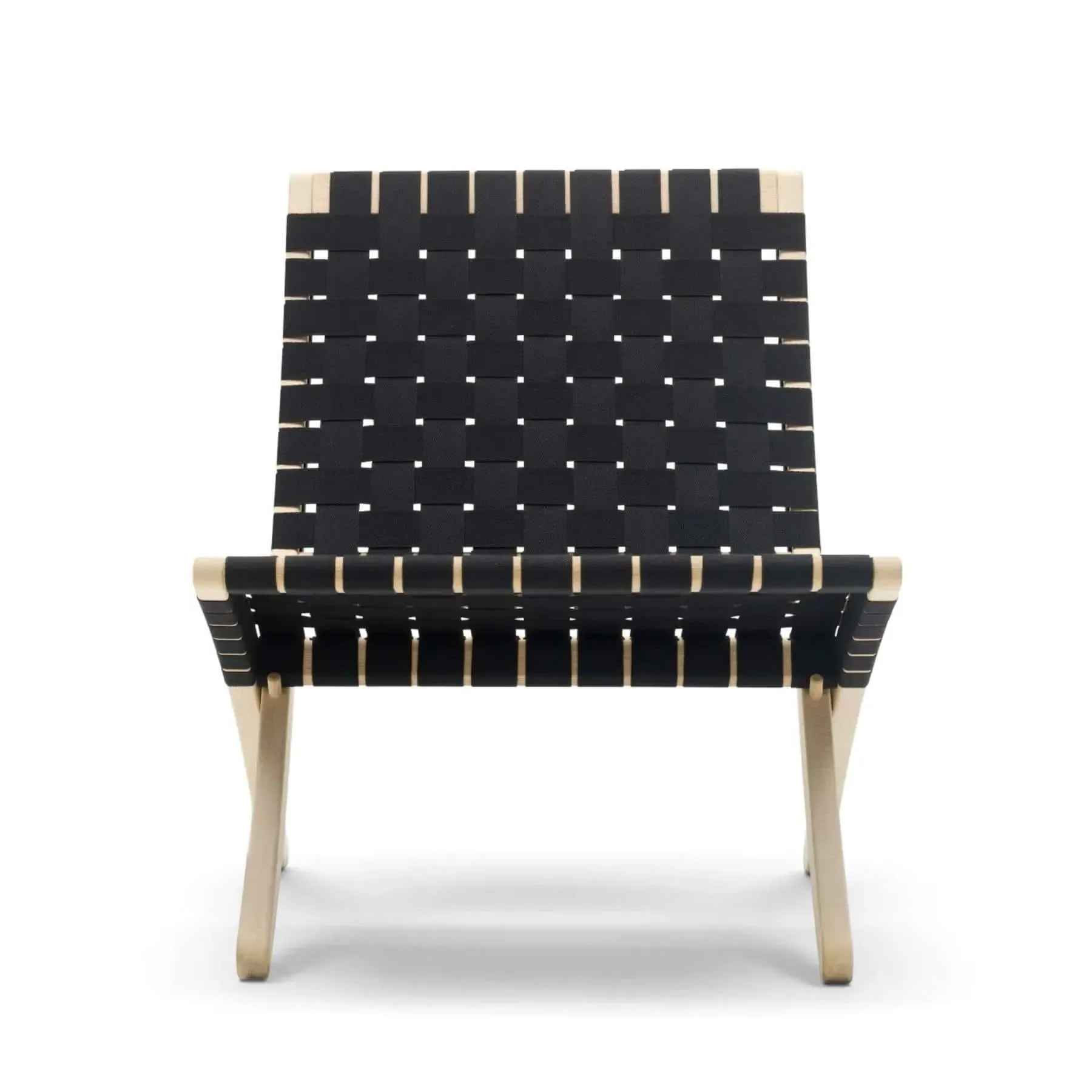 Cuba Lounge Chair - Natural Webbing, Oak