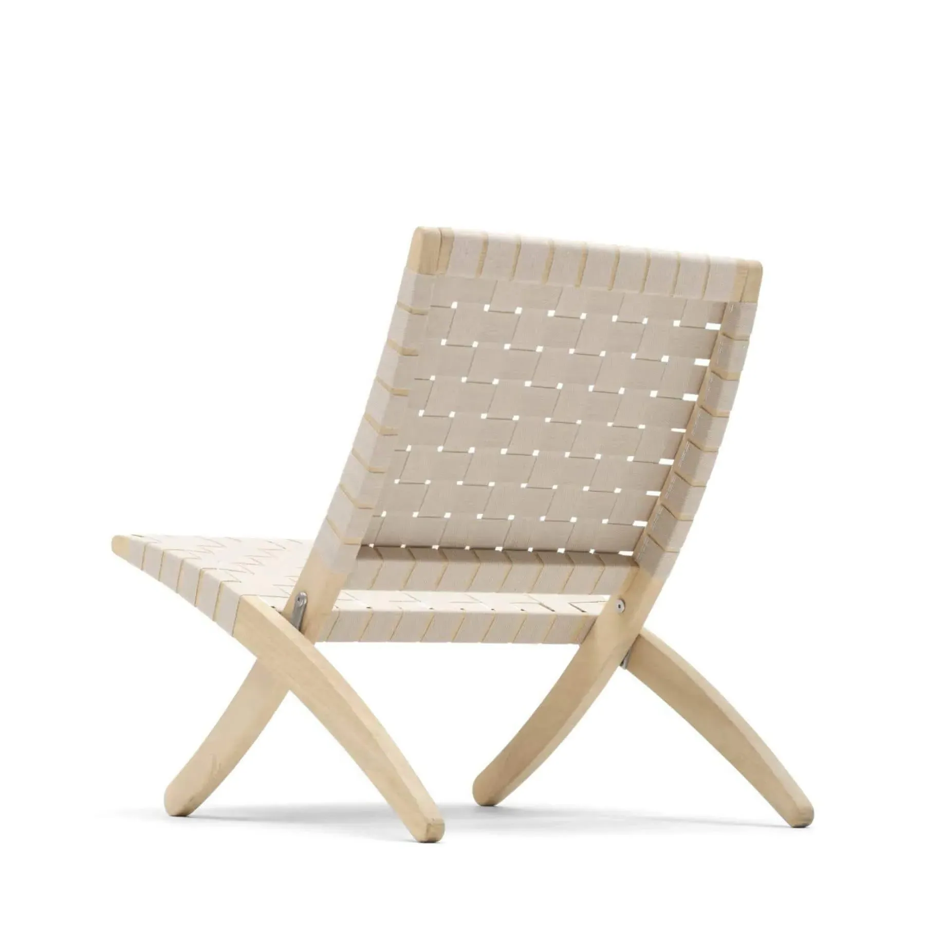 Cuba Lounge Chair - Natural Webbing, Oak