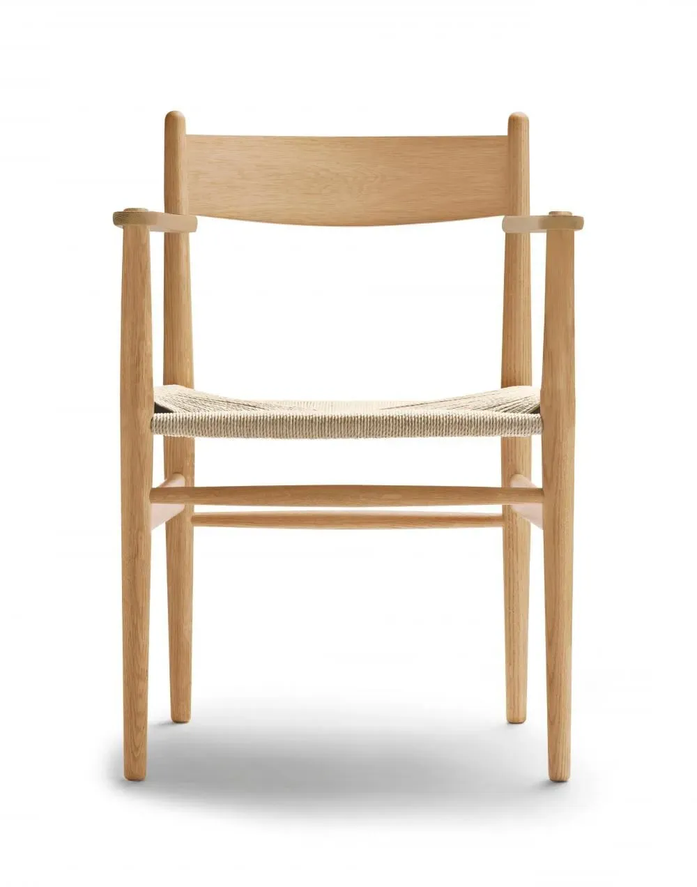 Dining Chair with Paper Cord Seat - Beech image