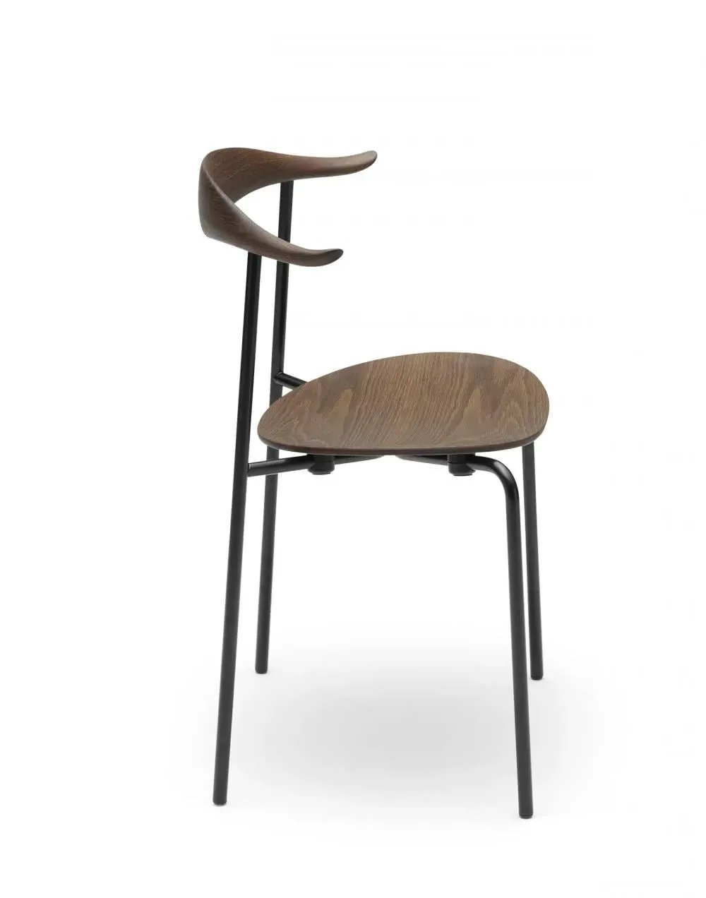 Dining Chair with Steam-Bent Backrest - Oak