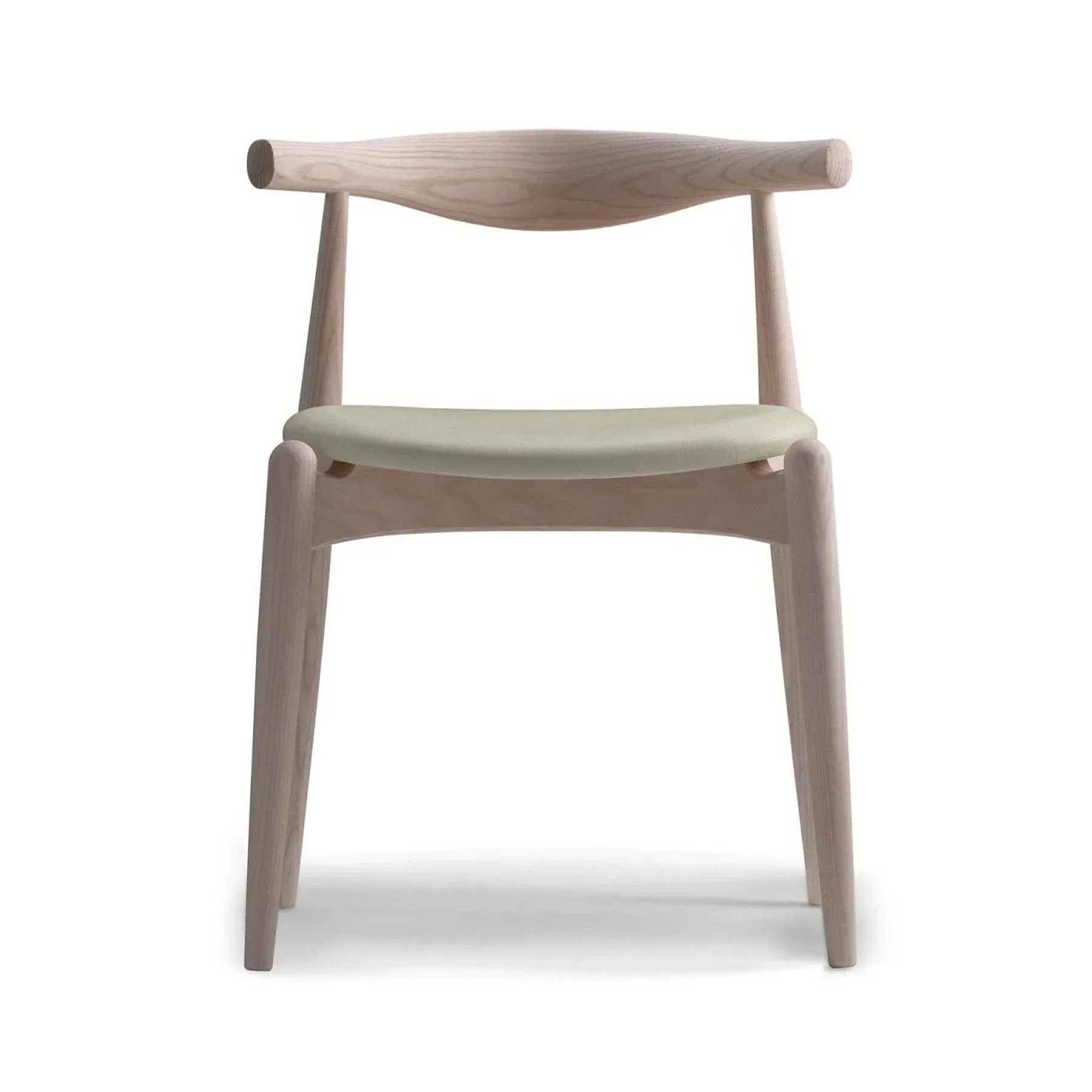 Elbow Dining Chair with Arms - Oak, Upholstered image