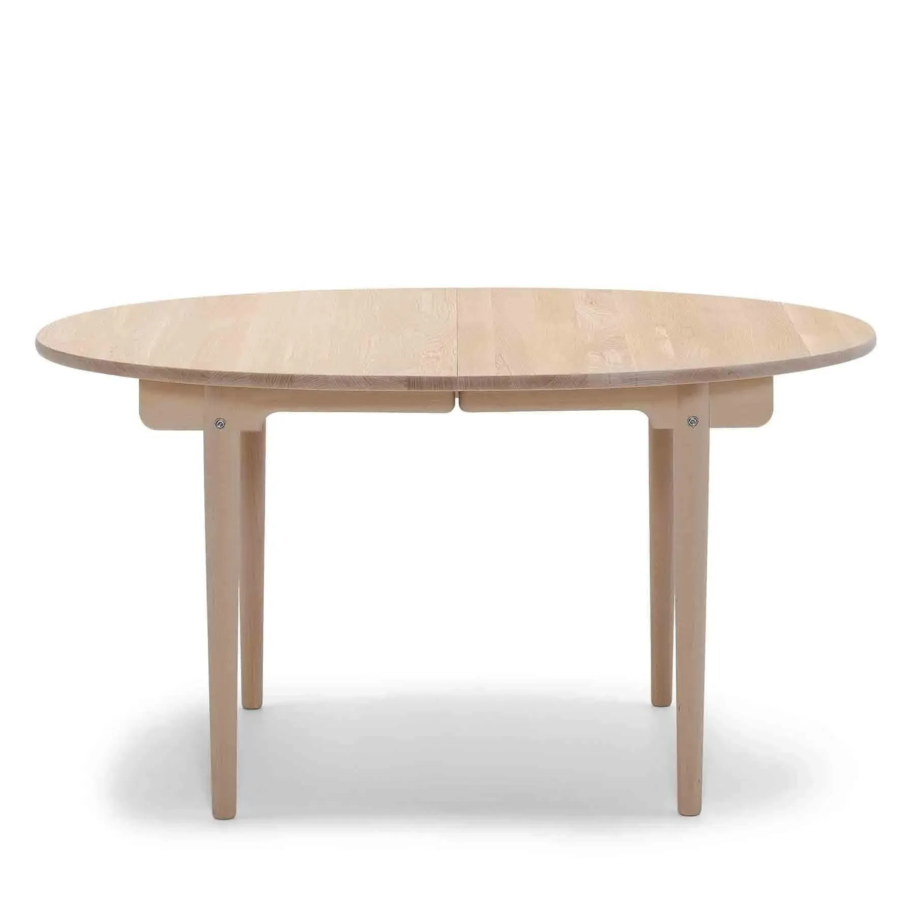 Elliptical Dining Table with Extension - Oak