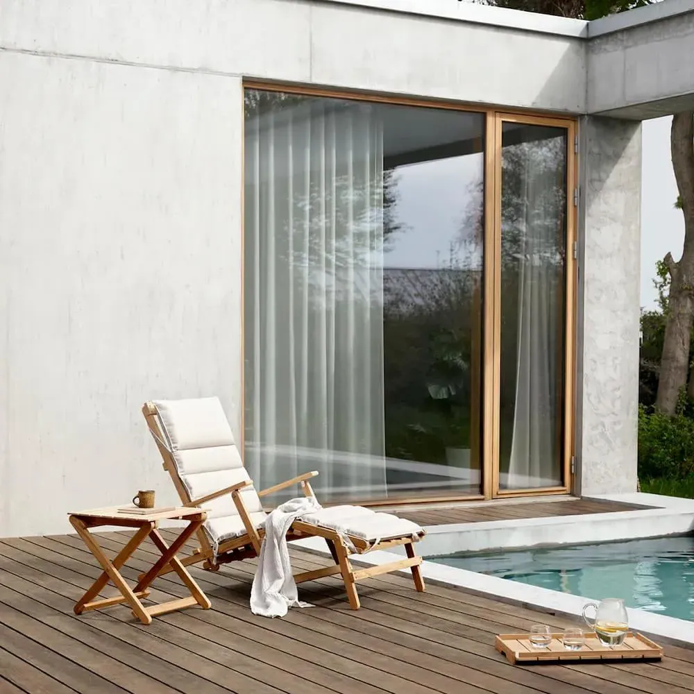 Foldable Garden Side Table - Teak