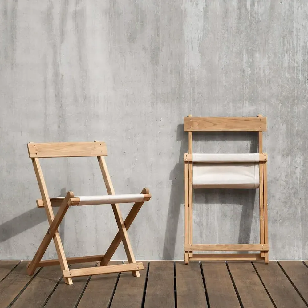 Folding Garden Dining Chair - Teak Wood
