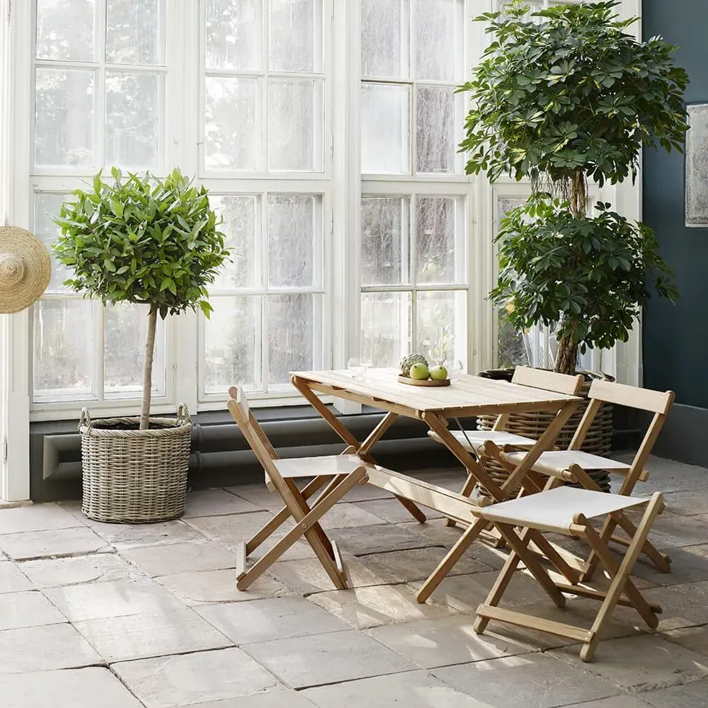 Folding Garden Dining Chair - Teak Wood