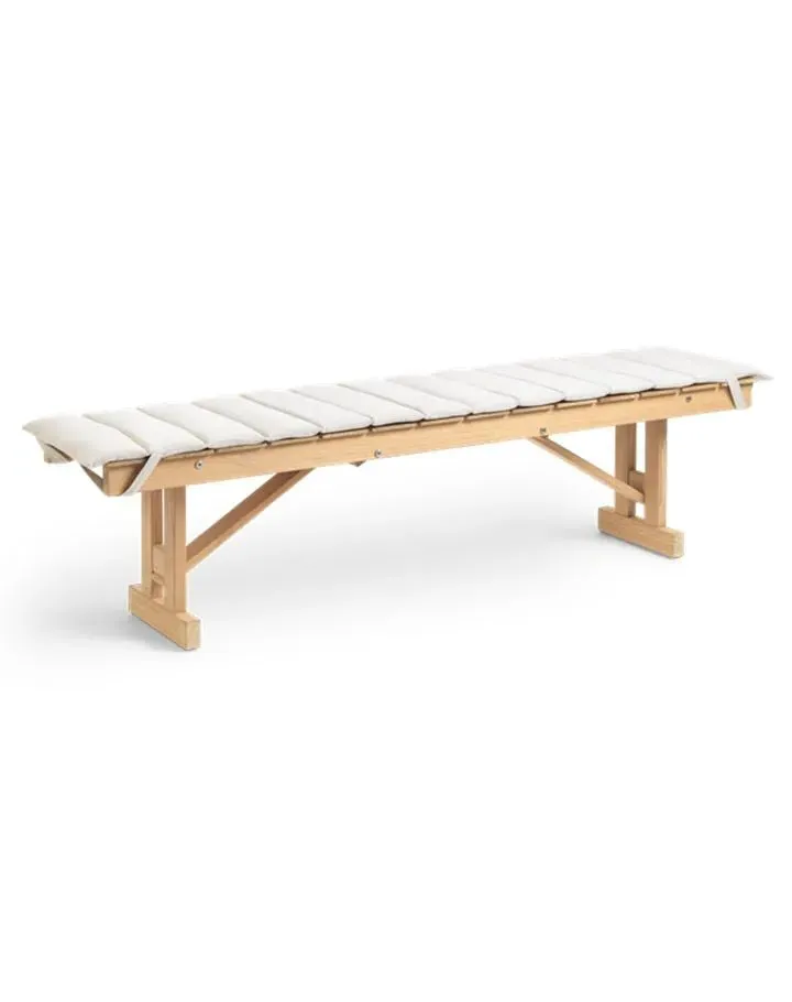 Garden Bench with Folding Legs - Papyrus, Teak