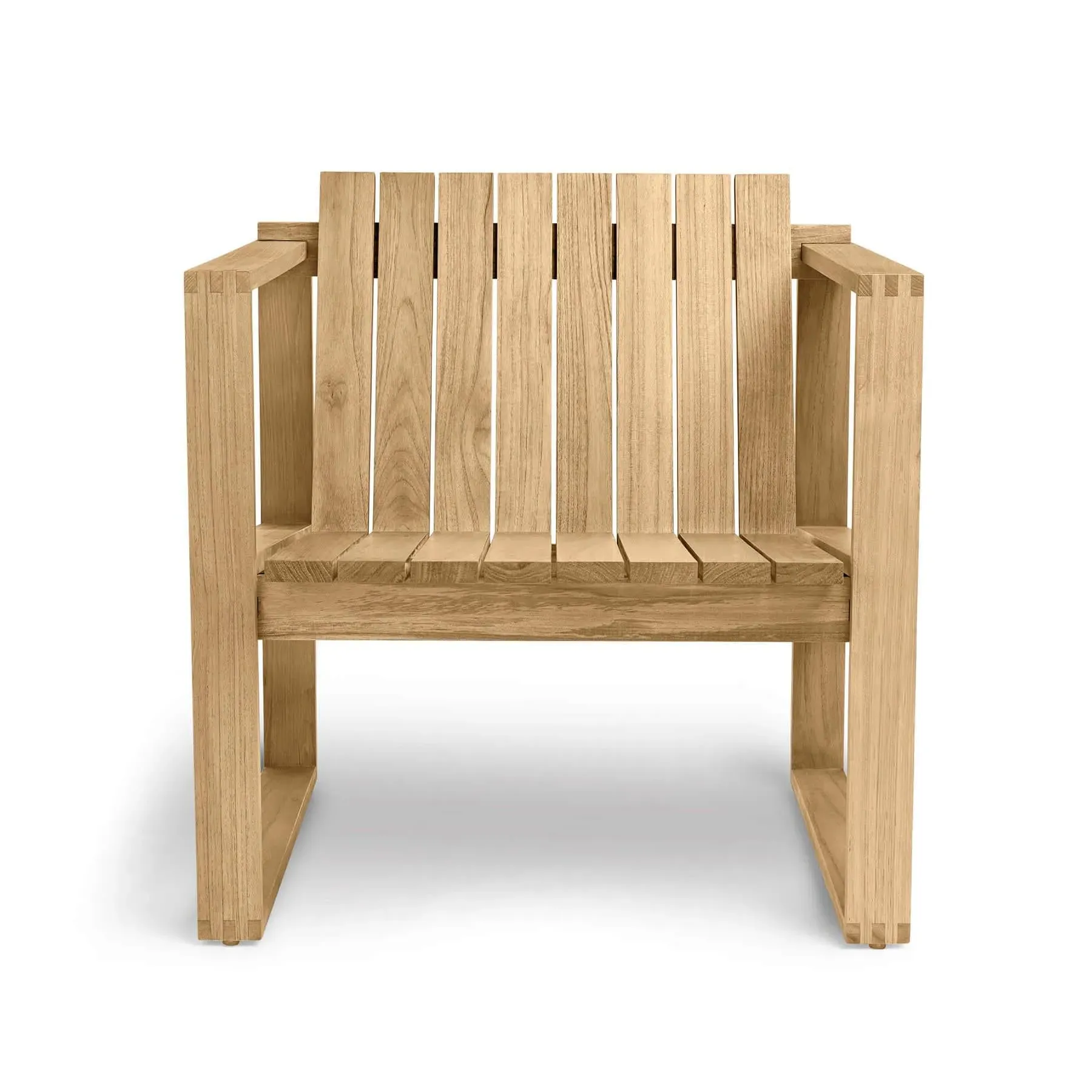 Garden Lounge Chair with Cushions - Charcoal, Teak