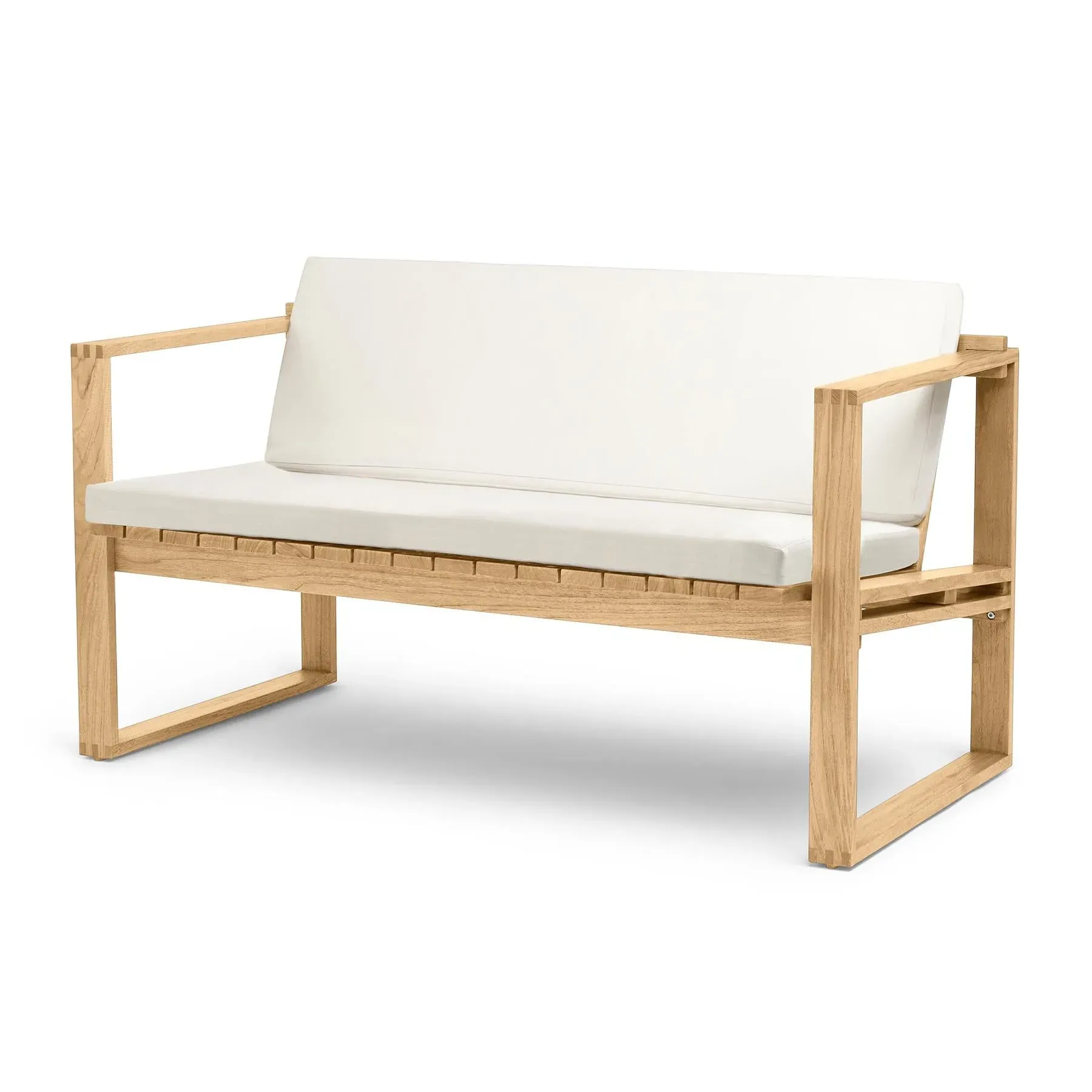 Garden Lounge Sofa with Cushions - Solid Wood