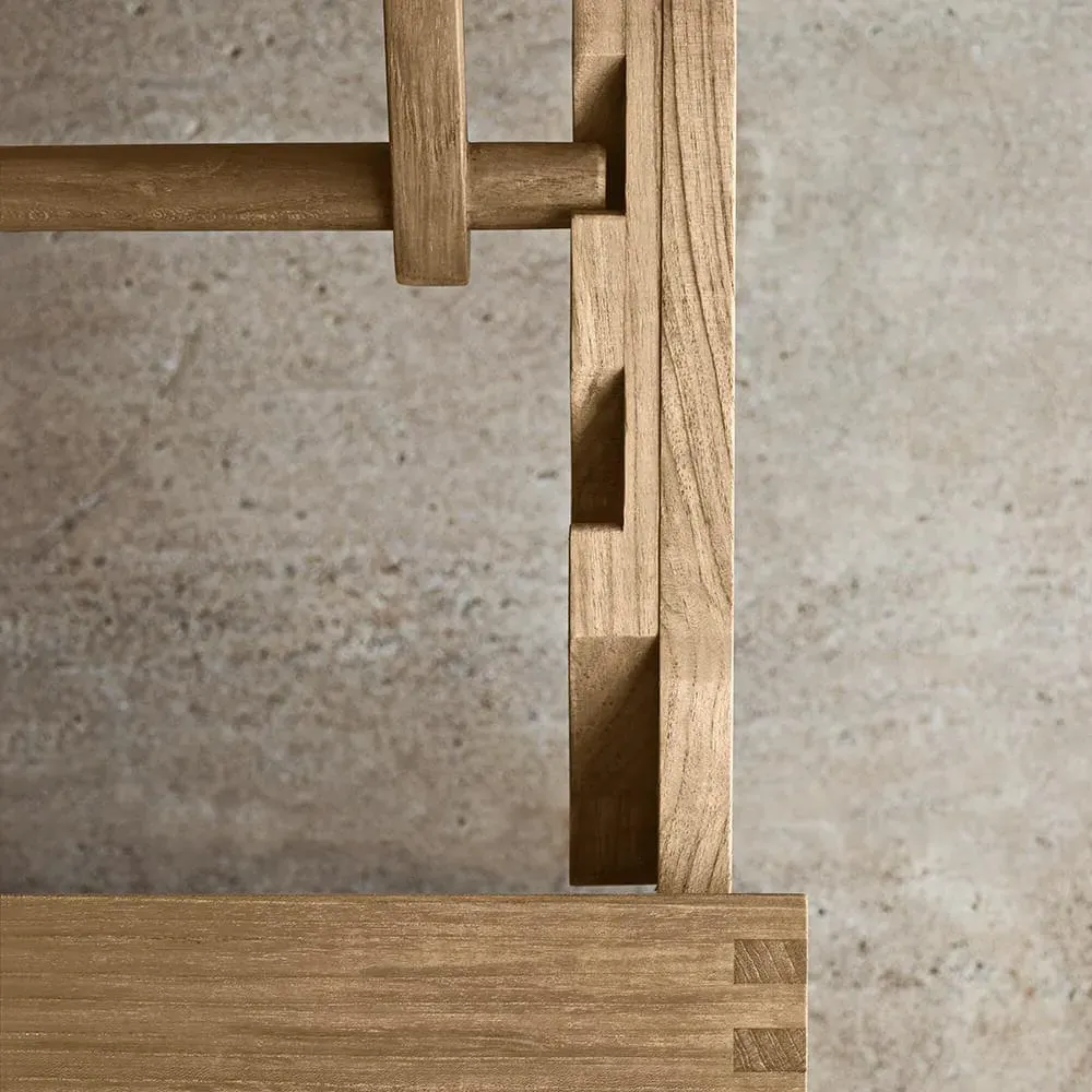 Garden Sun Lounger - Teak