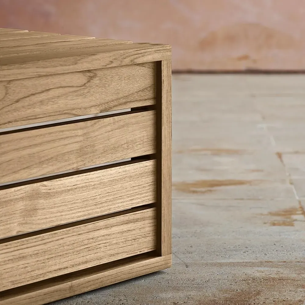 Garden Sun Lounger - Teak