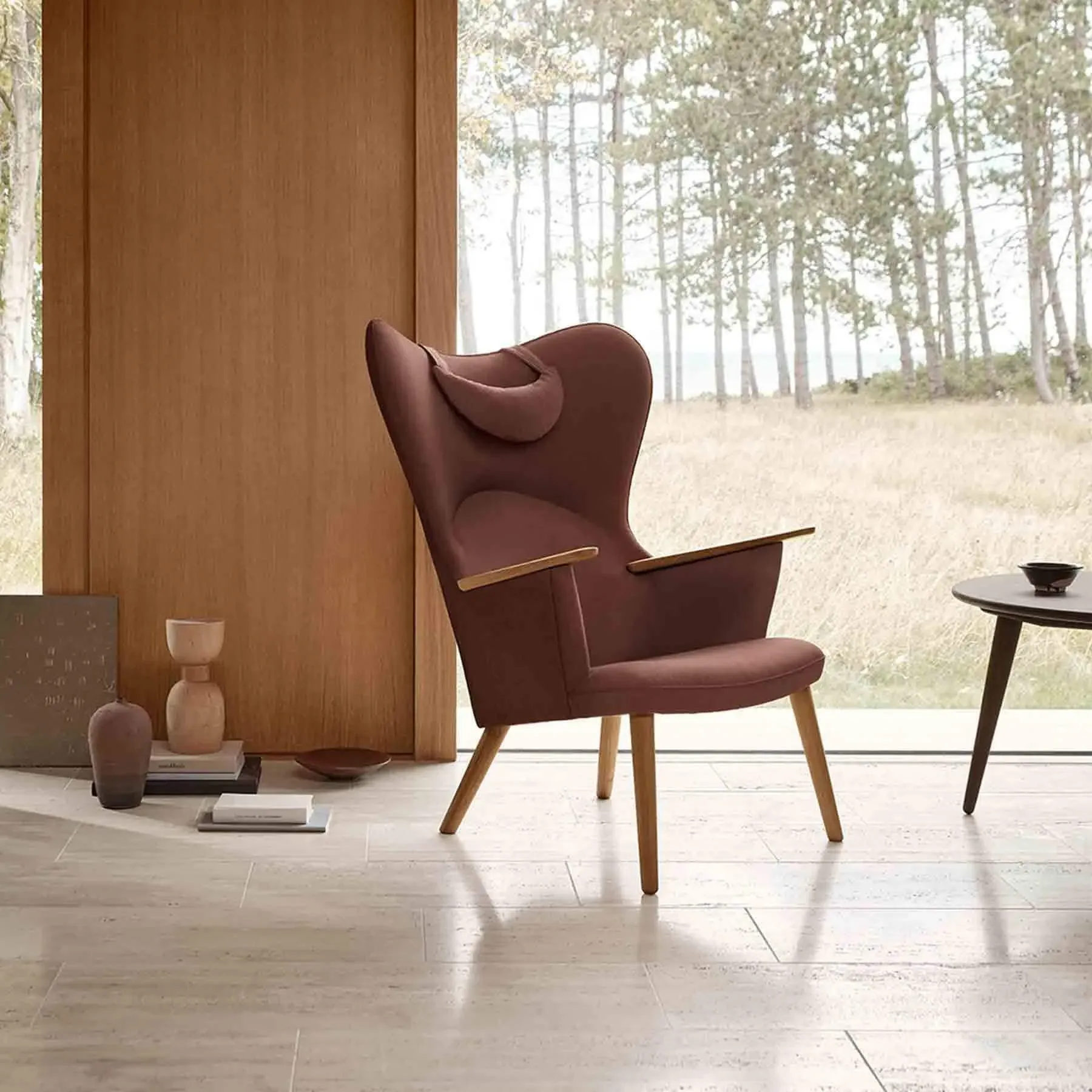 Lounge Chair - Umber, Wool