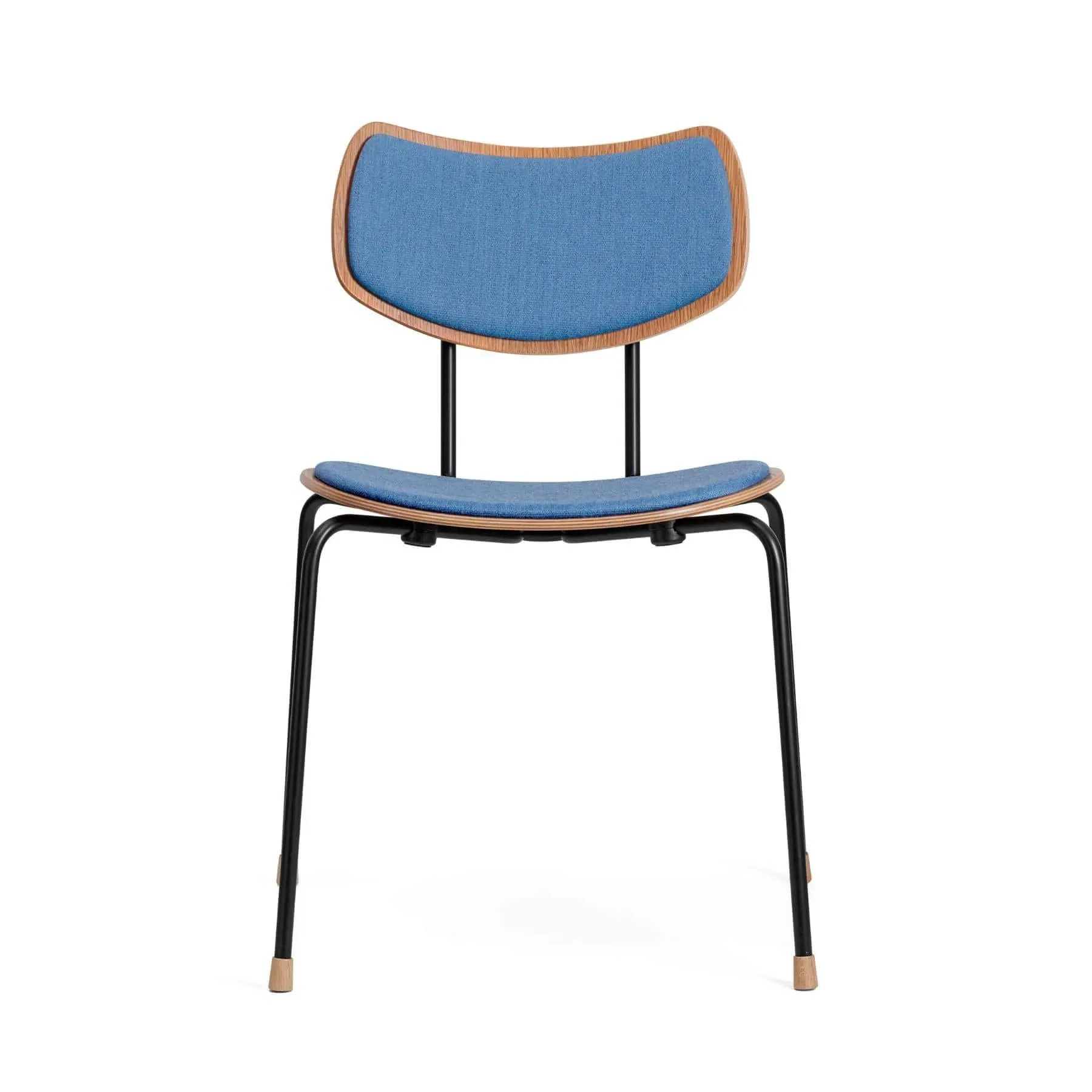 Stackable Dining Chair with Upholstery - Black image