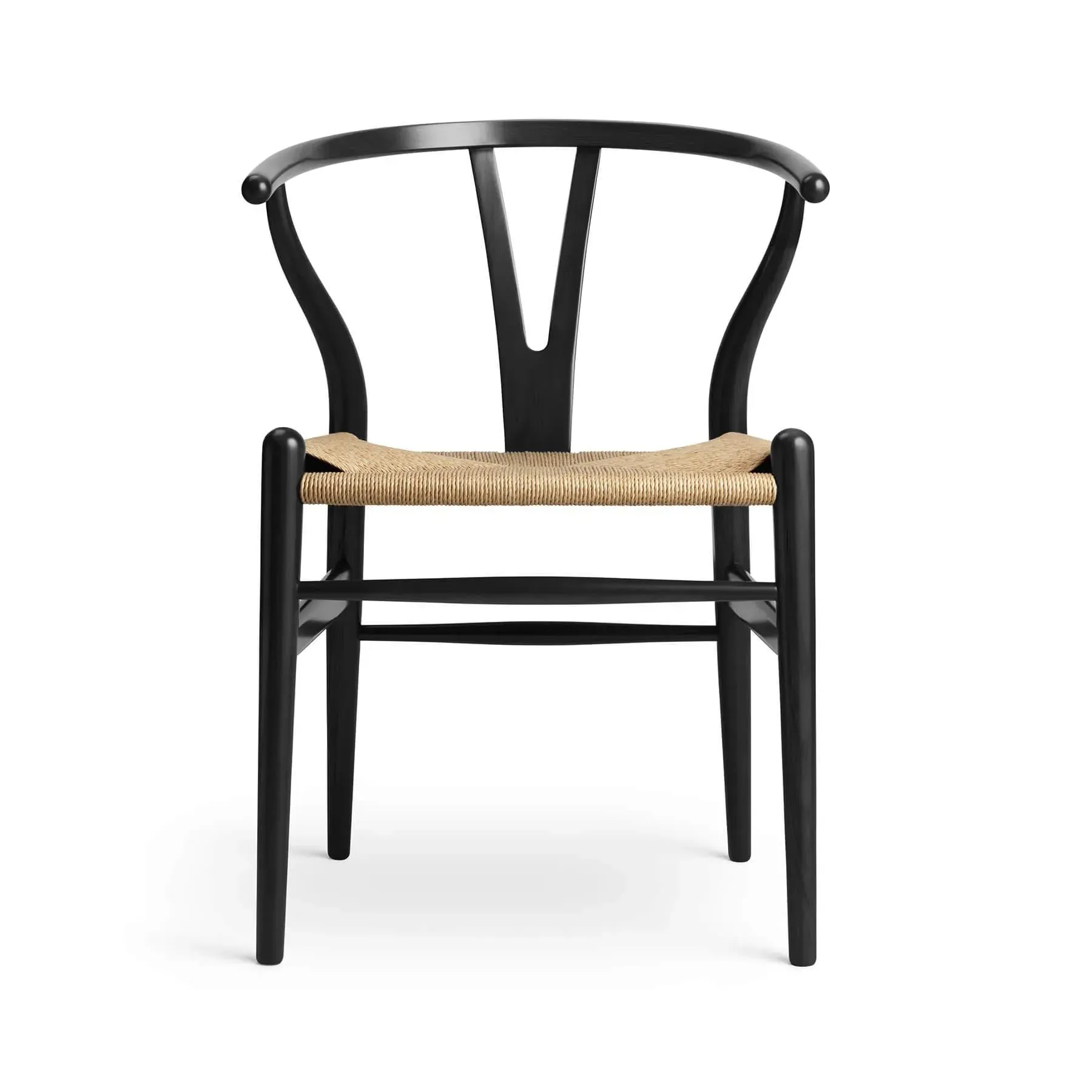 Wishbone Dining Chair - Black, Oak